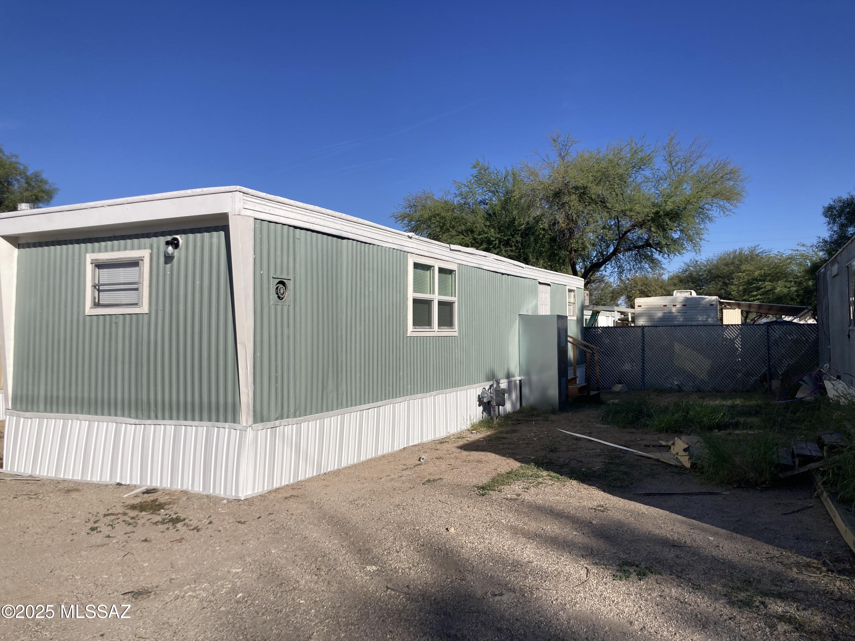 Remodeled two bedroom, one bath mobile in a quiet family park - across the street from the Library and Flowing Wells Community Center - $500/mo lot Rent - utilities separate - great price to own your own home.