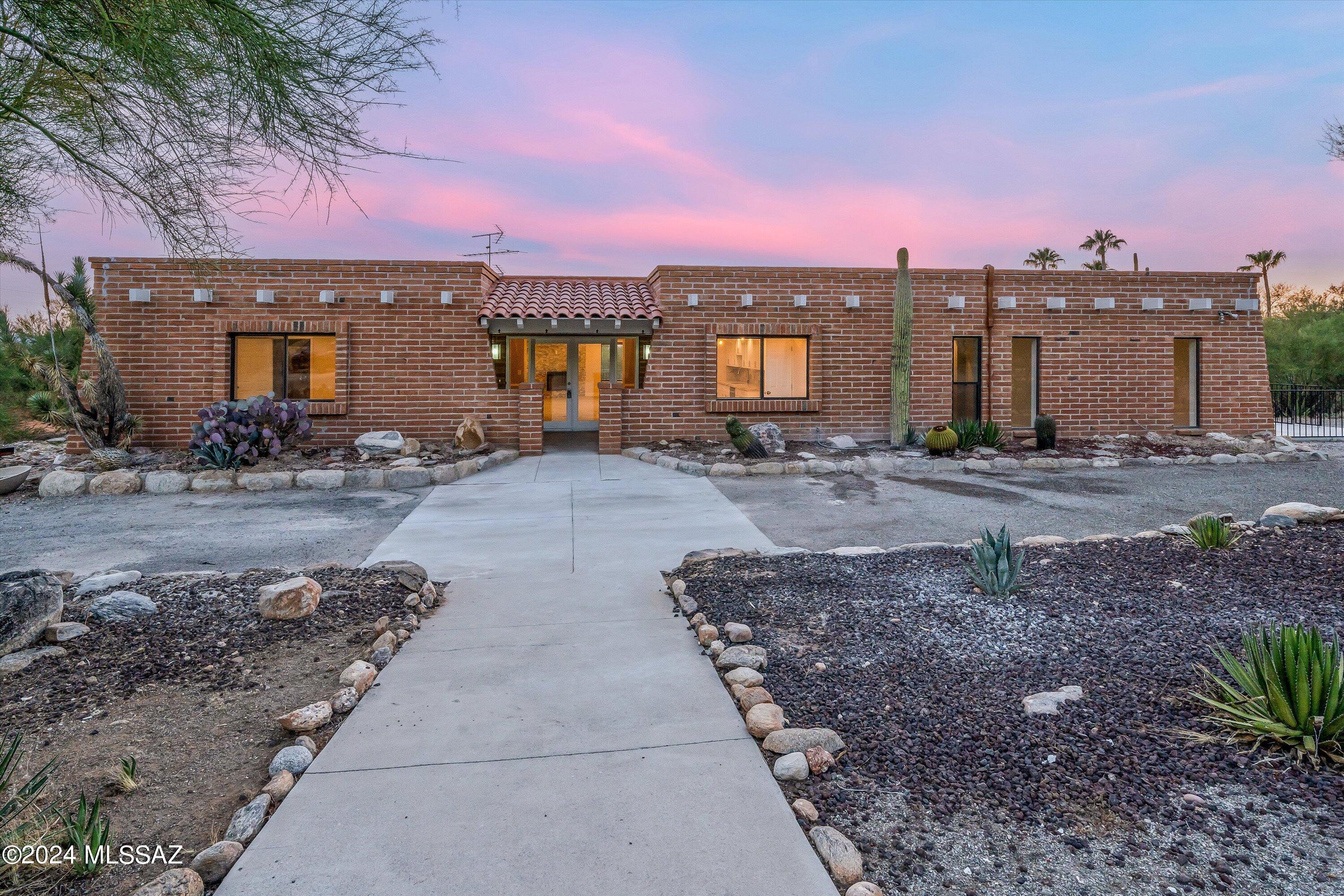 Beautifully remodeled 5-bedroom, 5-bathroom (4 full, 1 half) home, nestled on nearly an acre in a peaceful, desirable neighborhood. Spanning 3,434 sq. ft., this single-story gem is perfect for Airbnb, short-term rentals, adult care, or behavioral health services. The home features 4 master suites, each with its own private bathroom, offering spacious, comfortable bedrooms ideal for multi-generational living or care settings. The open floor plan highlights a modern kitchen with quartz countertops, stainless steel appliances, and abundant cabinetry, seamlessly flowing into the expansive living and dining areas. Elegant, spa-like bathrooms and wide hallways add to the accessibility, while the large backyard invites outdoor relaxation.