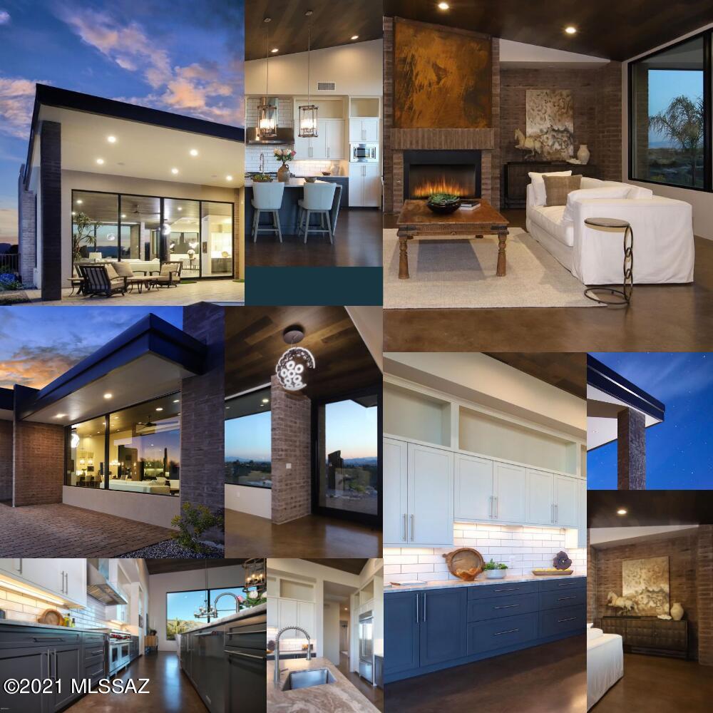 This private contemporary, tucked away within the secondary gates of Pima Canyon, presents a rare blend of architectural aesthetic and fluid functionality. Designed with clean lines, this estate home features outstanding attention to detail and impeccable craftsmanship throughout. The open, flowing floorplan is complemented by soft textures and tones, taking advantage of filtered natural light, while offering a perfect sense of scale and proportion. This incredible new construction, Kevin Howard designed Desert Contemporary, built by master builder Monty Bartholomew offers 5,372 sq ft, 4 bedrooms + office/den and 5 baths. The interior to exterior transitional spaces are rich in mobility, with the capacity to enjoy and entertain being effortless, with views that extend... out onto the outdoor living spaces, sweeping out beyond the pool and into the uninterrupted Catalina Mountain range. Estimated completion date is scheduled for Nov/Dec 2022.