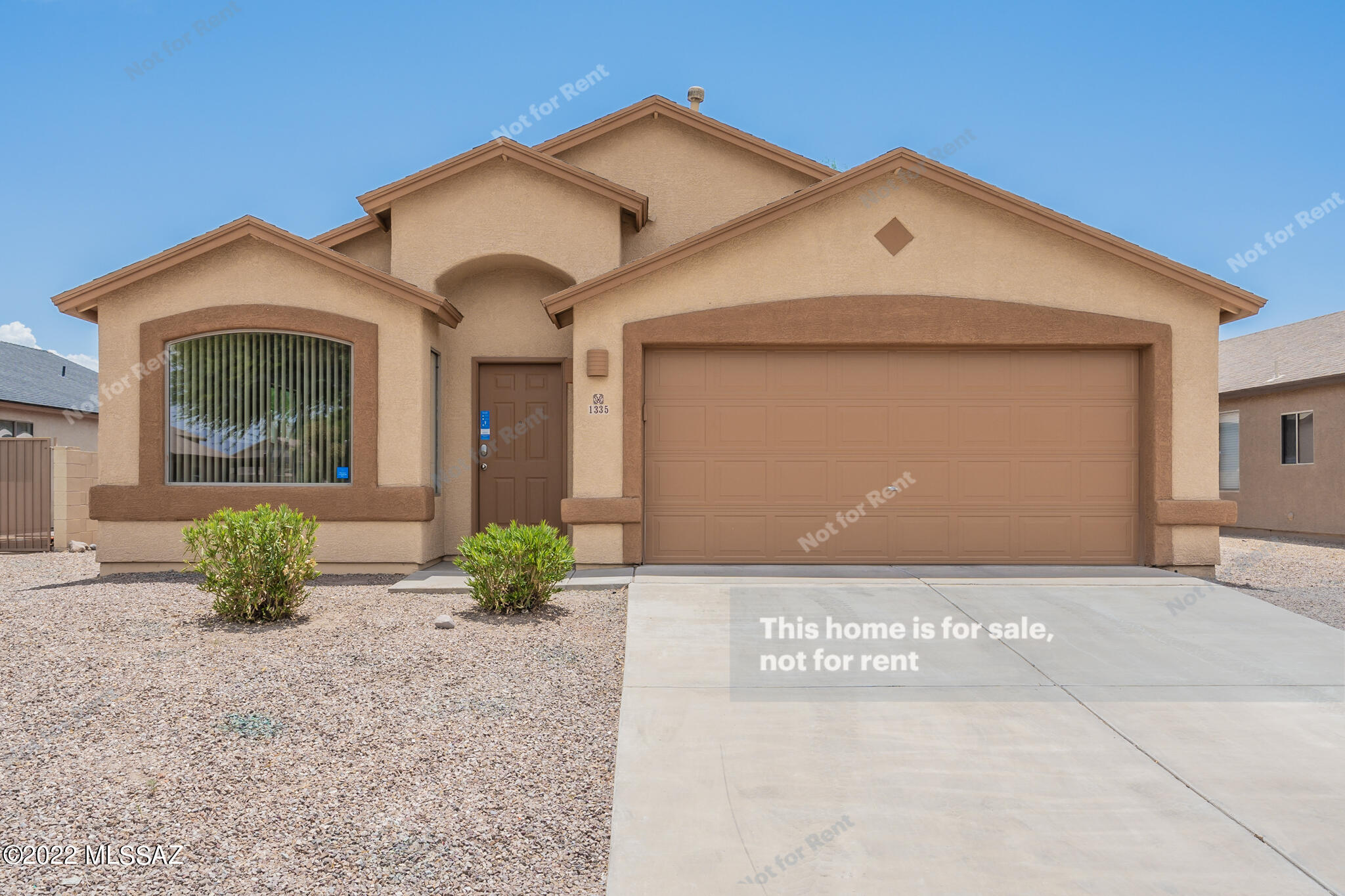 Welcome to Tucson! This 4 bedroom 2 bathroom home has a 2 car garage. Meal prep is a breeze in this kitchen with a center island and stainless steel appliances. The master bedroom features a private bathroom. The en suite bathroom has a stand up shower and a separate tub. This floor plan flows easily from room to room making it perfect for entertaining. Step to the backyard and relax in the fenced in area with a covered patio. Hurry, this won't last long!