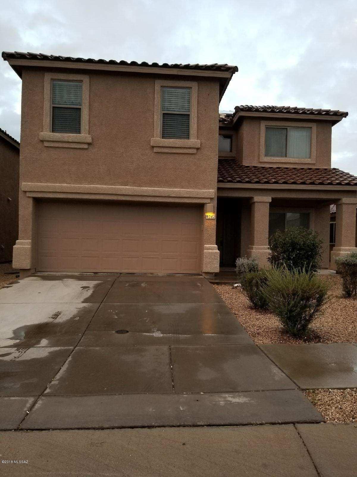 You'll love this great 4 bedroom/2.5 bath home with generous, upstairs loft space, and a large back yard, both ready to set up for entertaining with your guests. Close to the new Houghton Town Center with lots of stores and restaurants to choose from. And just 4+ miles to Davis-Monthan Air Force base. Close to IBM and Ratheon.  A brand new water heater and garbage disposal were just installed and there is a leased solar system that provides whole-house electricity for a very low monthly cost. (More details upon request.)