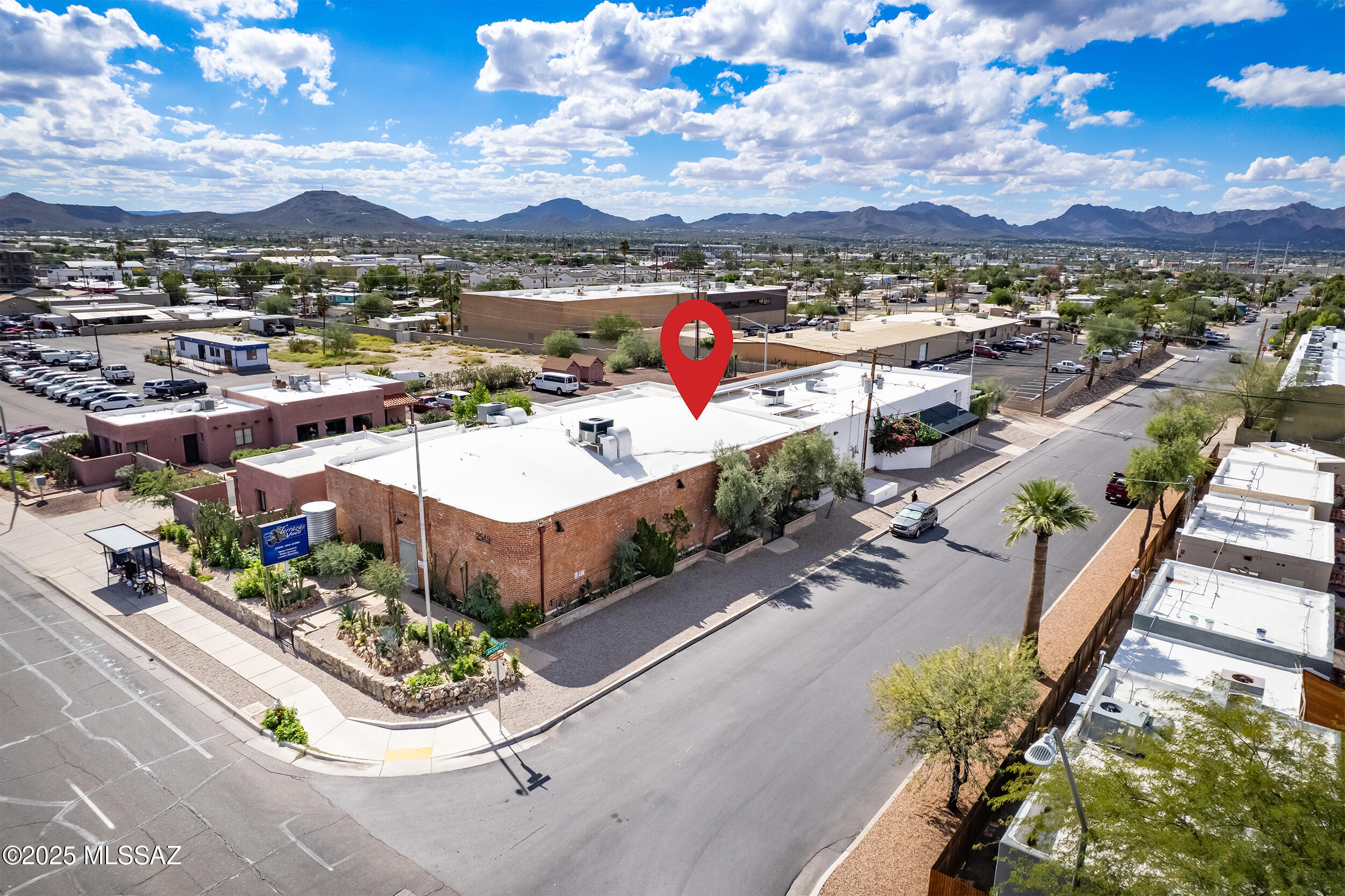 Excellent opportunity to purchase a freestanding commercial building of approximately 9,000 square feet located in central Tucson, Arizona. Currently operating as a video production studio, this property offers outstanding versatility for a wide range of commercial, creative, or professional uses under C-2 zoning.

The building features spacious open studio areas with high ceilings, private offices, conference space, and garage access, along with living quarters that can serve as on-site management or additional workspace. The property is equipped with three-phase electric service, upgraded lighting and power, and multiple access points for convenient operations and flexible use.

Situated in a high-visibility, easily accessible location in central Tucson.