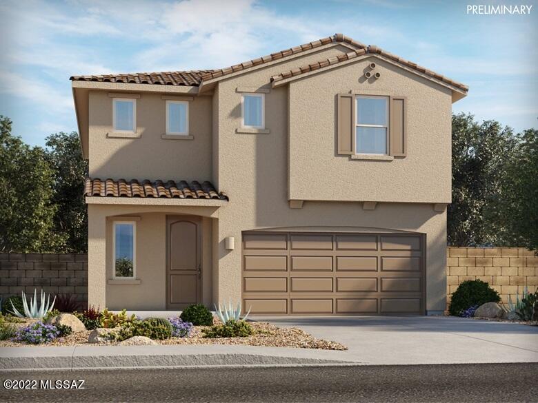 Brand NEW energy-efficient home ready December 2022! A spacious kitchen with an island is just steps away from the dining area that adjoins the great room. Slate cabinets with dusty white granite countertops, stone-look tile flooring and warm beige carpet in our Calm package. Set against the stunning backdrop of the Rincon Mountains, this community is located within the highly desirable Vail School District and offers easy access to the 1-10 and major employment centers. Known for their energy-efficient features, our homes help you live a healthier and quieter lifestyle while saving you thousands on your utility bills.