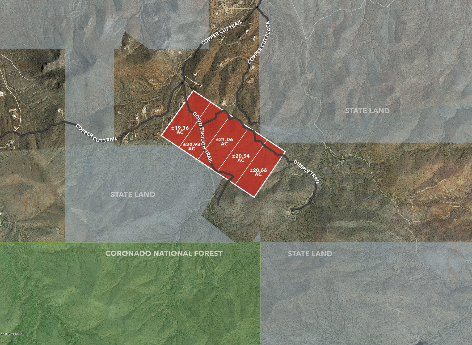 BEAUTIFUL 103 acre deeded mining claim in the shadows of the Santa Rita Mtns!!  Views Views Views! Of the Santa Rita Mountains and CITY
VIEWS. ONLY $250,000!! MT. FAGAN towers over the property. Which can hold snow in the winter. CLOSE PROXIMITY to Corona De Tucson for conveniences. Only 20 - 30 minutes from TUCSON. This is a one of a kind property. Build your own estate here. And / Or sell off the remaining parcels for a return on investment. Great place for a HORSE RANCH, CATTLE RANCH or HUNTING CABIN.  A must see for its beauty and serene atmosphere. Diverse vegetation.  Adjacent to State land / Forestland. Wide open spaces! Beautiful Creek bottom running through the property with Mountain tops. Small portion in the Zone X floodplain. Click on the Virtual Tour For a birds eye vie