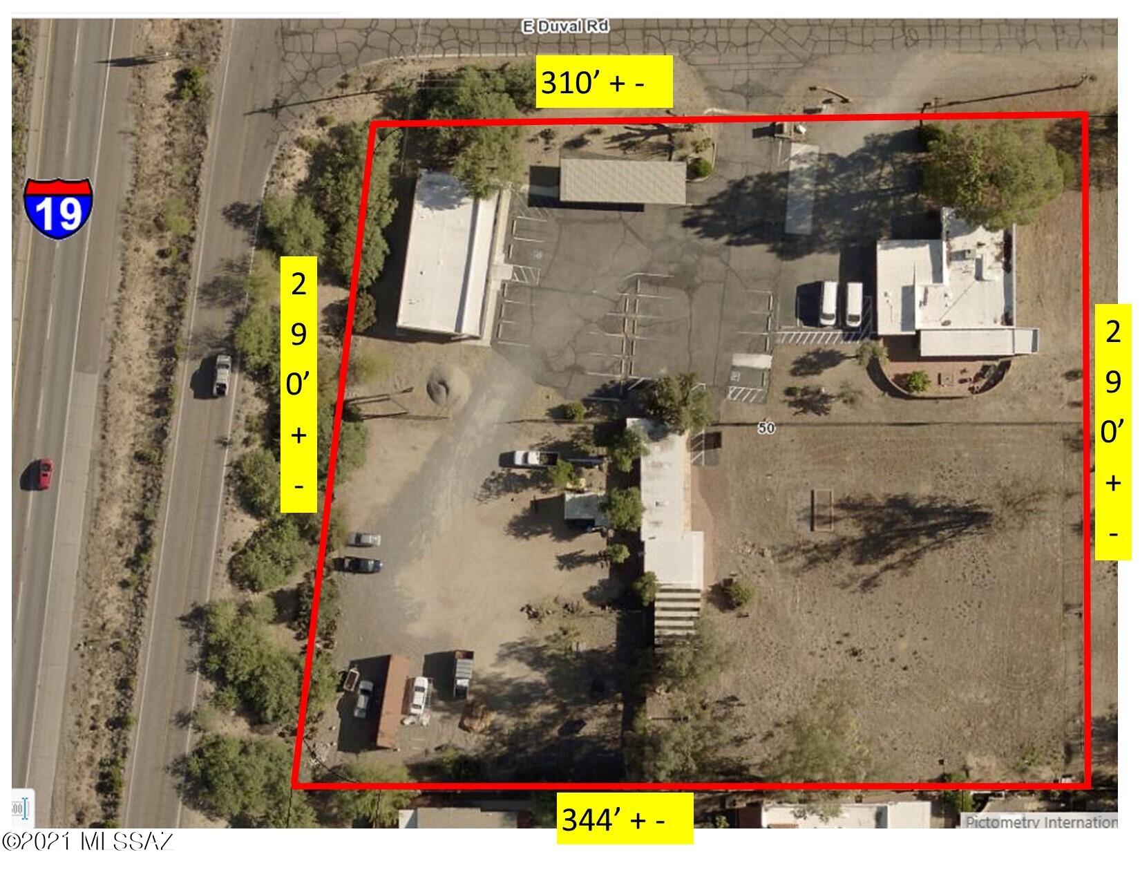 This multi-tenant property is ideal for a user or investor. Suite 10 is an 1866 sq. ft. office building formerly used as a physical clinic. This separate building features 5 exam rooms, a large gym, waiting room and reception area and employee kitchen/break room.  It has adequate parking and additional covered parking for 6 cars. This building covers approx. ½ acre.  To the south is approximately another ½ acre that have been historically leased as 2 contractors' yards. This area also features a large sign clearly visible from I-19. Next to the yard is a 1,248 sq. ft. retail showroom that is leased to T&R Wrought Iron. It features an outdoor area and good parking. T&R has been in this location for years.  see more... Separately is the original home on the property which has been converted to a small separate acupuncture business and a larger vacant office space.