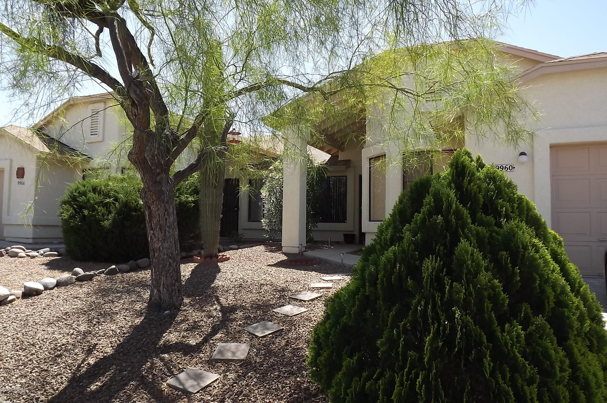 Built 1986, This 3bd/2bth home features a huge walled back yard, 1 car garage, bay windows, Living room, Kitchen opens into Dining area and separate Family room with fire place, Appliances include Refrigerator, Stove/oven, Microwave, Dishwasher, W/D h-ups in the garage, Community Pool and great views of the Santa Rita's. Close to community park and basket ball court. Security Deposit $1220.00. Pets are subject to approval.***RENTAL RATES REFLECT A $65 CONCESSION FOR TENANT'S AGREEMENT TO CHANGE HVAC FILTERS MONTHLY. RENTAL RATES ARE $65/MO HIGHER THAN STATED W/O CONCESSION***