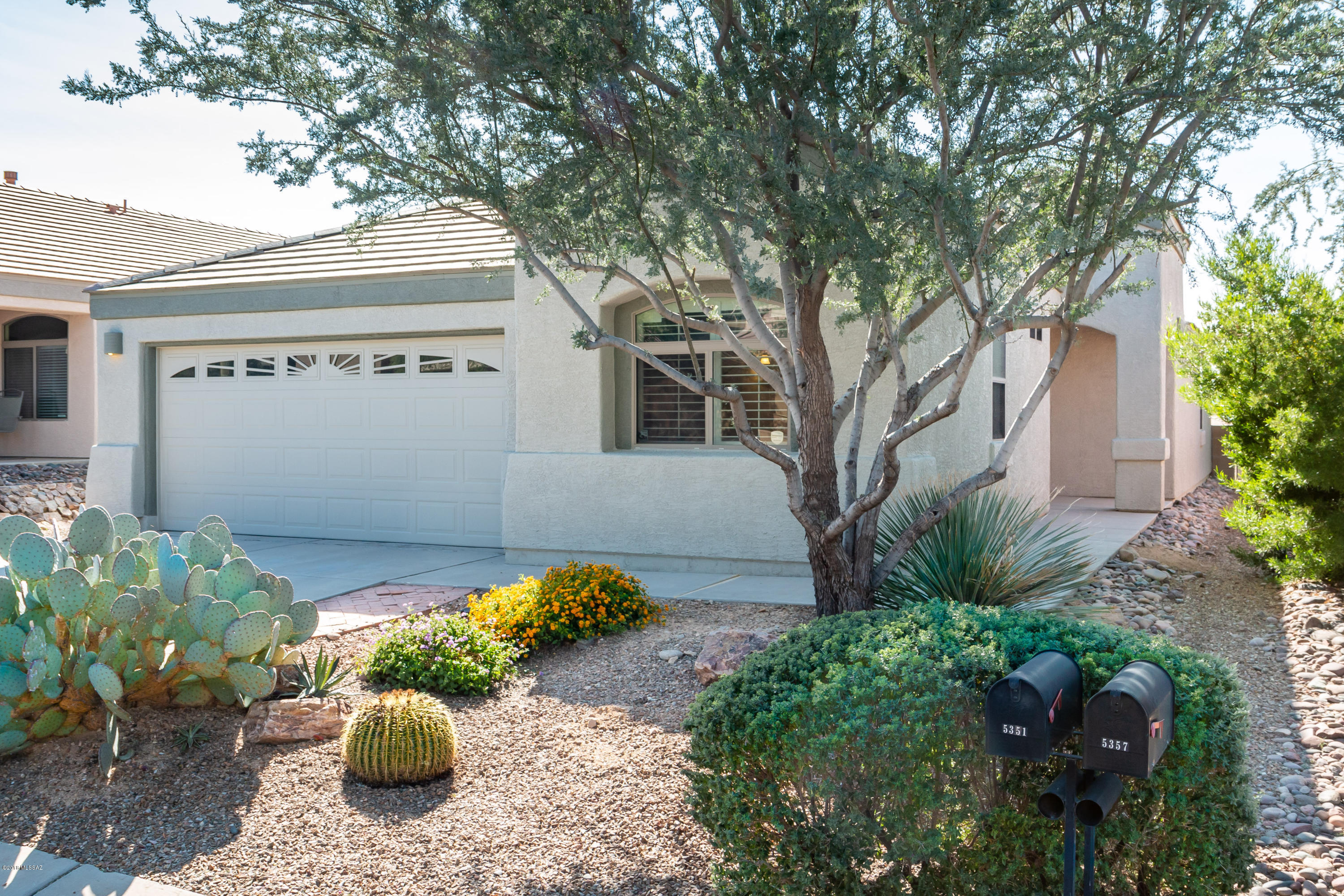 Impeccably maintained Chesapeake Floor Plan at the Highlands at Dove Mountain! This 3 Bedroom, 2 Bath Split Floor Plan with Great Room is perfect for entertaining.  The backyard is fully fenced and includes and extended brick patio. Enjoy the Active Adult  50+ Lifestyle that includes a state-of-the-art fitness center, golf, tennis, pickle ball, swimming pools, restaurant and so much more!