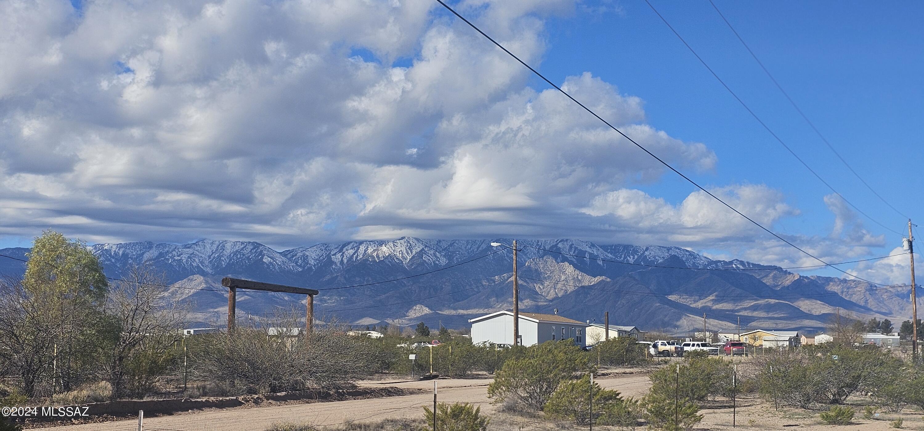 This beautiful parcel is 2.5 acres with stunning views of Mt Graham! The property is a corner lot with BLM land on the east property line. There is a private well and electric already in place. The panoramic views from this property are outstanding!