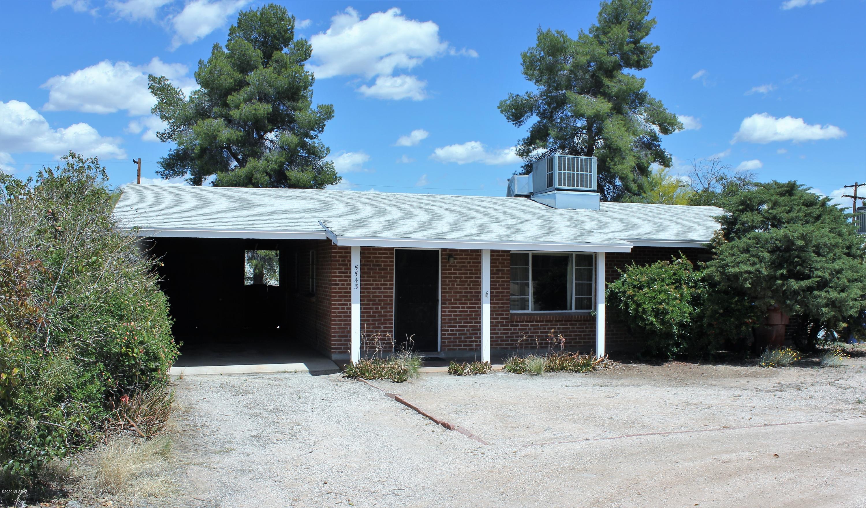 This is a wonderful brick home. New roof! Water heater looks good!  It has a workable kitchen, however rally could use a remodel! The living room has been painted and tiled.  One of the bedrooms looks very nice.  The others need flooring etc.  The bathroom is functional however is dated.  The yard is a very nice size.  This home is centrally located and is solid.  A wonderful home and a wonderful investment.