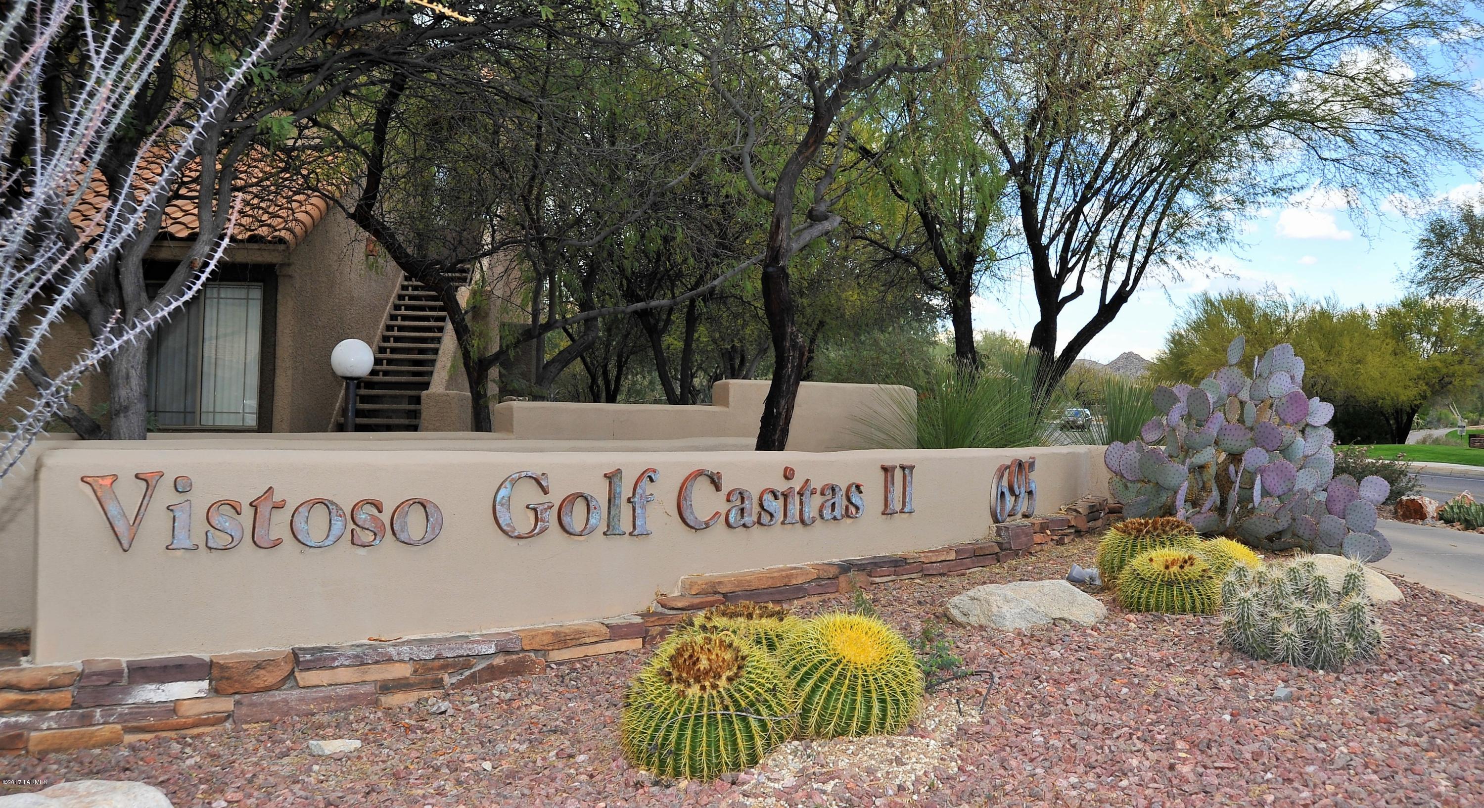 Luxury Resort-style living year round in this highly sought after Ground Floor condo in desirable Oro Valley Community! This 2BD/2Ba + Den (easily converted to 3rd bdrm)offers a bright, open kitchen w/pantry, matching white appliances, abundant storage, & a large breakfast bar. Spacious Master bedroom suite is complete w/ full bath including a garden tub, separate shower & double vanity.  Living room opens to the private, corner patio for gorgeous Arizona sunset views. Amenities are plentiful & include a spectacular golf course, putting green, fitness center, & walking trails. Just minutes away from shopping, dining, the new Oro Valley Hospital and the Oro Valley Marketplace.