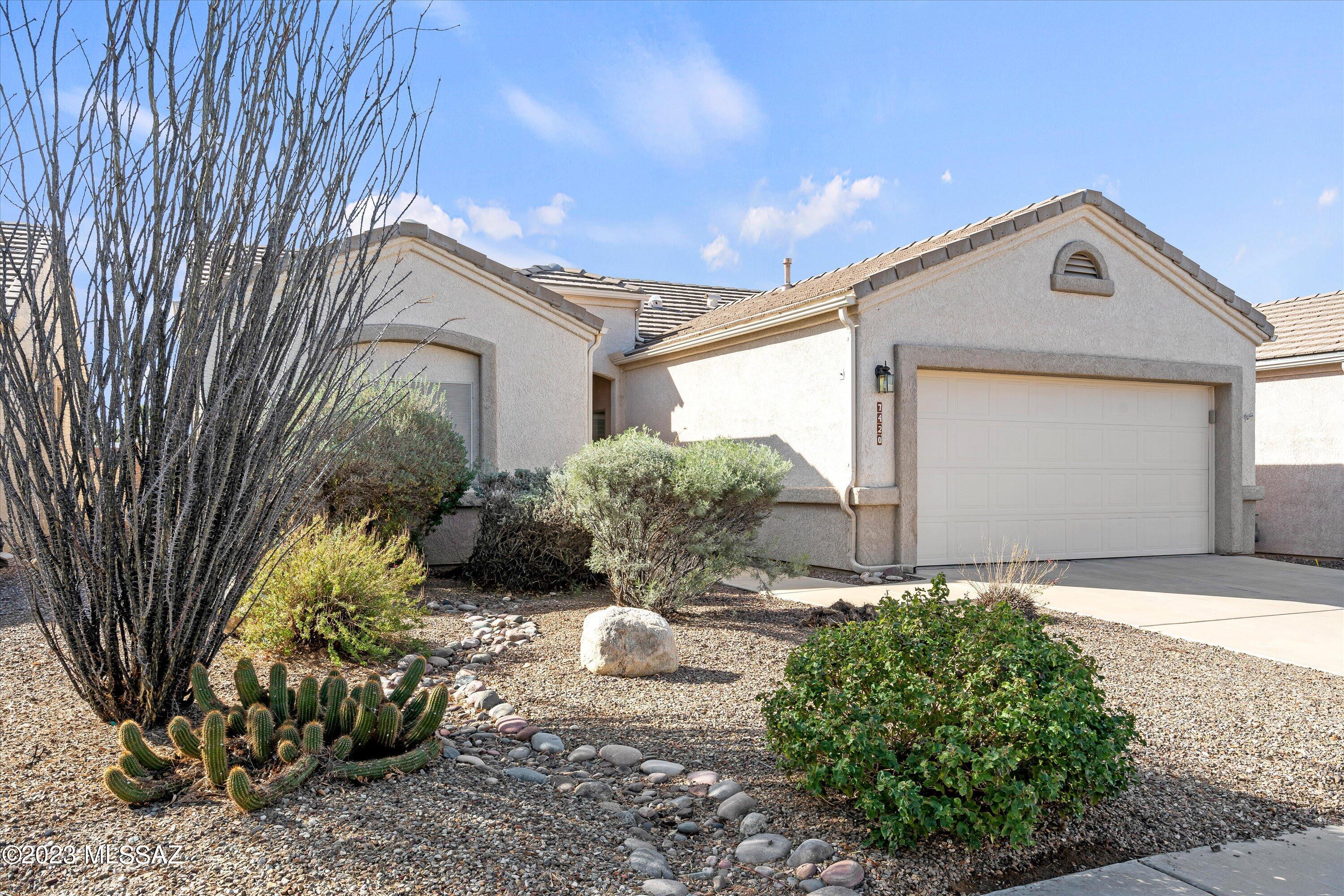 Updated & move-in ready 3 BD 2 BA in the desirable Cove @ The Voyager. Light, bright freshly painted interior w/ an airy open concept great room w/ 9ft ceilings. Tiled throughout, no carpet! Updated kitchen w/ new stainless steel appliances, large quartz counter height island & counters, an abundance of cabinets w/ pull out shelving, and skylight for natural lighting. Plantation shutters throughout, two solar tubes - 3rd bedroom/den & the laundry room. The primary bedroom has an ensuite bathroom w/ double sinks , walk-in shower, large walk-in closet & separate linen closet. The 2nd bedroom is oversized & split from the primary. Laundry room inside the home-just off the kitchen w/ extra storage. Front yard is maintained by the HOA & the community has a plethora of activities! Welcome Home!