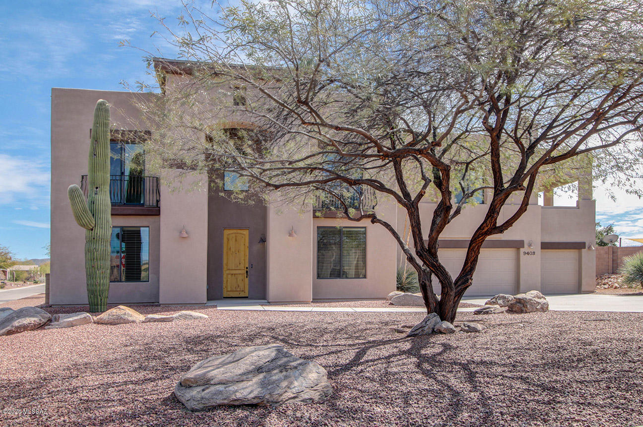 Great opportunity in Rincon Trails to own one of the largest homes and bigger lots in Vail w/ plenty space and fine upgrades! Almost half an acre (0.38) of a corner lot in a cul-de-sac which adds privacy and minimal to no drive through traffic. When you walk in this move in ready home, you will appreciate fine travertine floors, high ceilings and custom paint throughout. 4/bedroom 3/bath will accommodate any size family; the additional room can be used as a den, office or library/study. The back yard is designed for kids to run around freely and take a dip into pool or use it to entertain any size event. Impressive quality of lot, interior space and upgrades, back yard has one of the largest artificial turf layouts ($25,000 cost) and upgraded custom heated saltwater pool/spa ($60,000cost)!