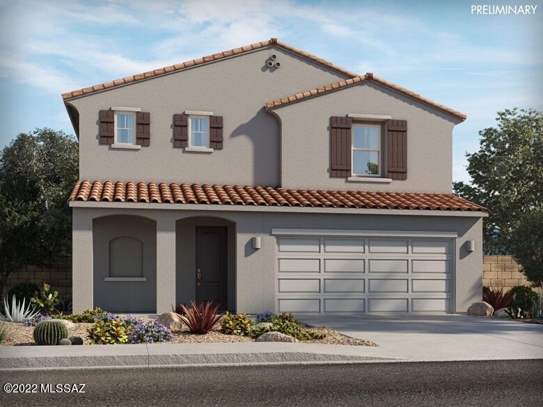 Brand NEW energy-efficient home ready by end of year 2022! Make coming home each day a delight with this gorgeous foyer, open to the second floor. Slate cabinets with marble-look white quartz countertops, warm wood-look tile flooring with beige tweed carpet in our Fresh package. Located less than 10 minutes from I-10, enjoy great schools in the highly desirable Marana Unified School District and easy access to shopping, restaurants, parks, and recreation.  Known for their energy-efficient features, our homes help you live a healthier and quieter lifestyle while saving you thousands on your utility bills.