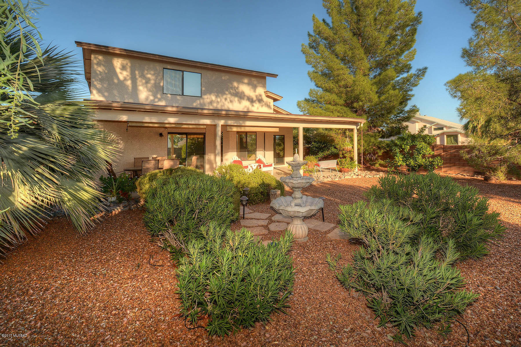 Wonderful 4BR-3BA-3 CAR GARAGE home designed &  built by Doucette in Countryside Terrace!  Corner lot on a cul de sac! Very pretty setting with mature landscaping, privacy, hot tub &  mountain views! REMODELED interior - decorator touches- quality window coverings,  gorgeous newer kitchen w/ gas -double ovens, new cabinets, Quartz counters ,glass tile back splash, great lighting & custom  movable island .  FP in formal/living dining area. Vaulted Ceilings. Guest bedroom/bath down. Lovely master suite has good closet space ...two additional bedrooms share Jack n Jill Bath.   Ceiling fans throughout, pantry & plenty of storage . Roof warranty until 2020. HVAC replaced in 2010. Amazing community center for only $40.00 a month association fee!  MOVE IN CONDITION.  Alarm On -  A TREASURE!!