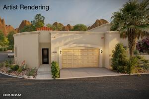 Coming soon to one of Tucson's most coveted streets, this new single-story modern-contemporary home blends timeless design with Catalina Foothills living. Featuring 3 bedrooms and 4 baths, the open layout highlights sleek finishes, generous entertaining areas, and walls of glass opening to a spacious outdoor patio--accessible from both the great room and the primary suite. Still in pre-construction, buyers have the opportunity to select finishes and customize details to match their vision.. Or, if you prefer, buy the lot and bring your own design MLS #22525506. Final pricing subject to selection of options and finishes.  Agent/Owner