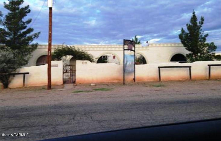 Expansive 5 bedroom home in Tombstone on a 24,000 sq ft lot. Property has several nice features including a large family room with a stone fireplace and custom accents throughout the home. There is a full length enclosed patio and separate gazebo to enjoy some beautiful desert sunsets. Property is in need of some TLC but has lots of potential. Lender Owned Home sold ''As Is'' without repairs or warranty.