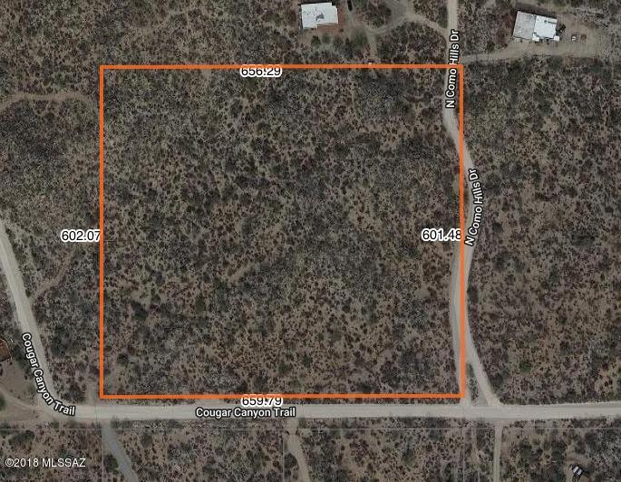 Great big piece of paradise.  Over 9 acres in the north of Tucson.  Cougar Canyon to the south and Como Hills to the east.  There are homes all around here.  Build yours today.