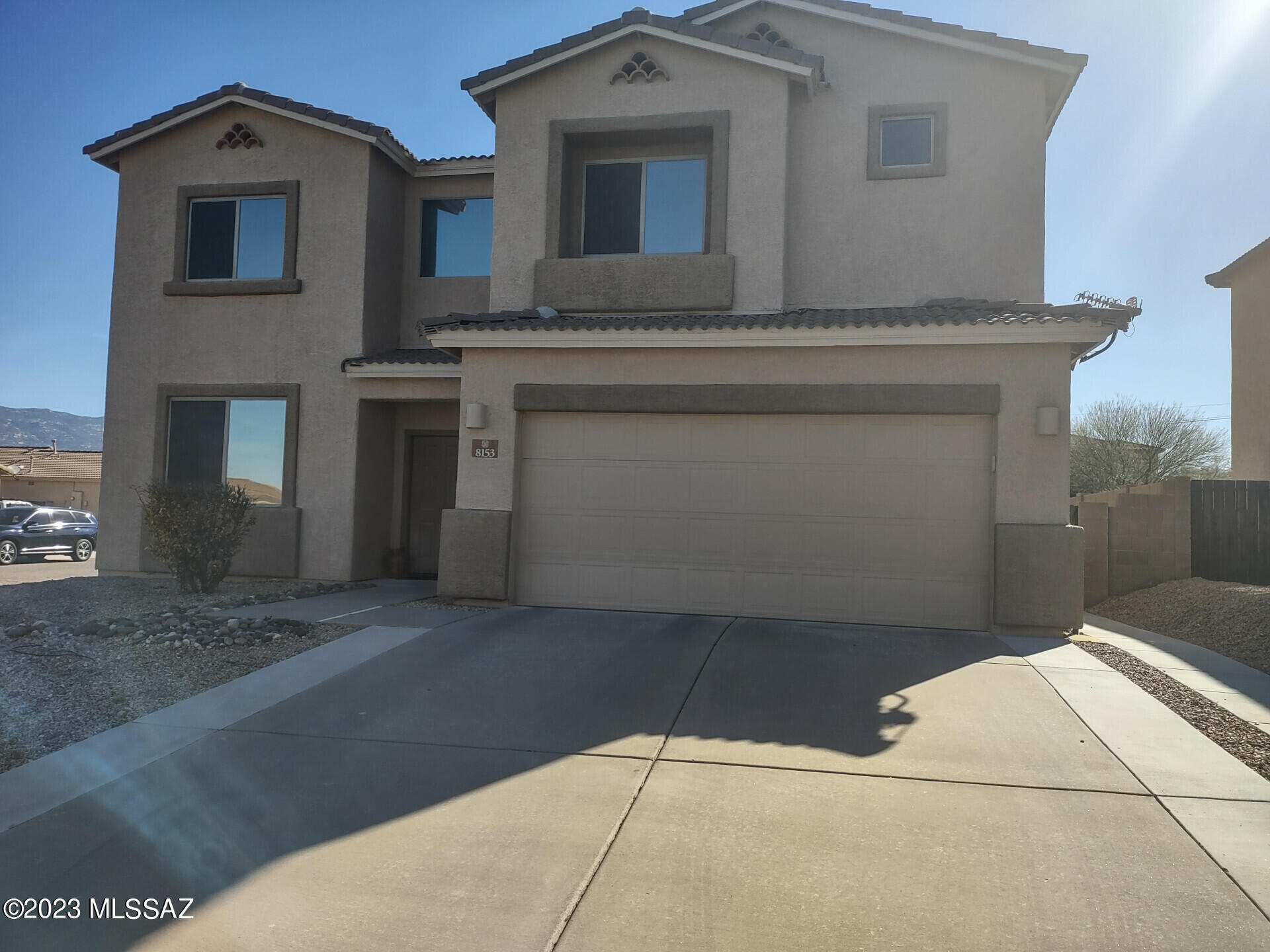 Amazing 4 BD, 3.5 bath plus loft. Upgraded kitchen with granite, high end stainless appliances and extended counter tops. 18'' diagonally laid tile throughout the entire main floor. Formal dining room! 4 bedrooms and 3 bathrooms on the second floor. Laundry conveniently located on the 2nd floor with the washer and dryer included! Gorgeous mountain views with a pool and landscaped yard on corner lot! All that plus a 3 car tandem garage! Leased solar panels with low fixed payment! Completely landscaped with Pebble-sheen, self cleaning pool installed 2018.