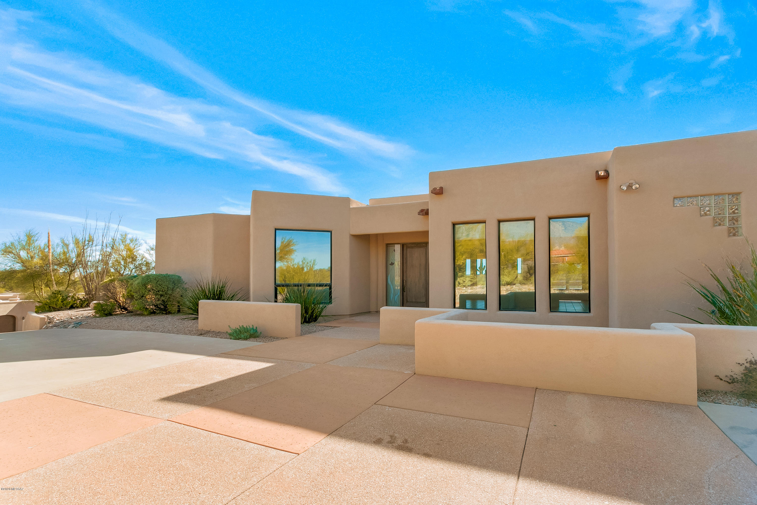 Lovely single family residence located in desirable Hacienda Del Sol Estates.  Gated community.  Home sits on an elevated lot with city and mountain views.  Superlative condition throughout.  You will not be disappointed that you chose this one to view.