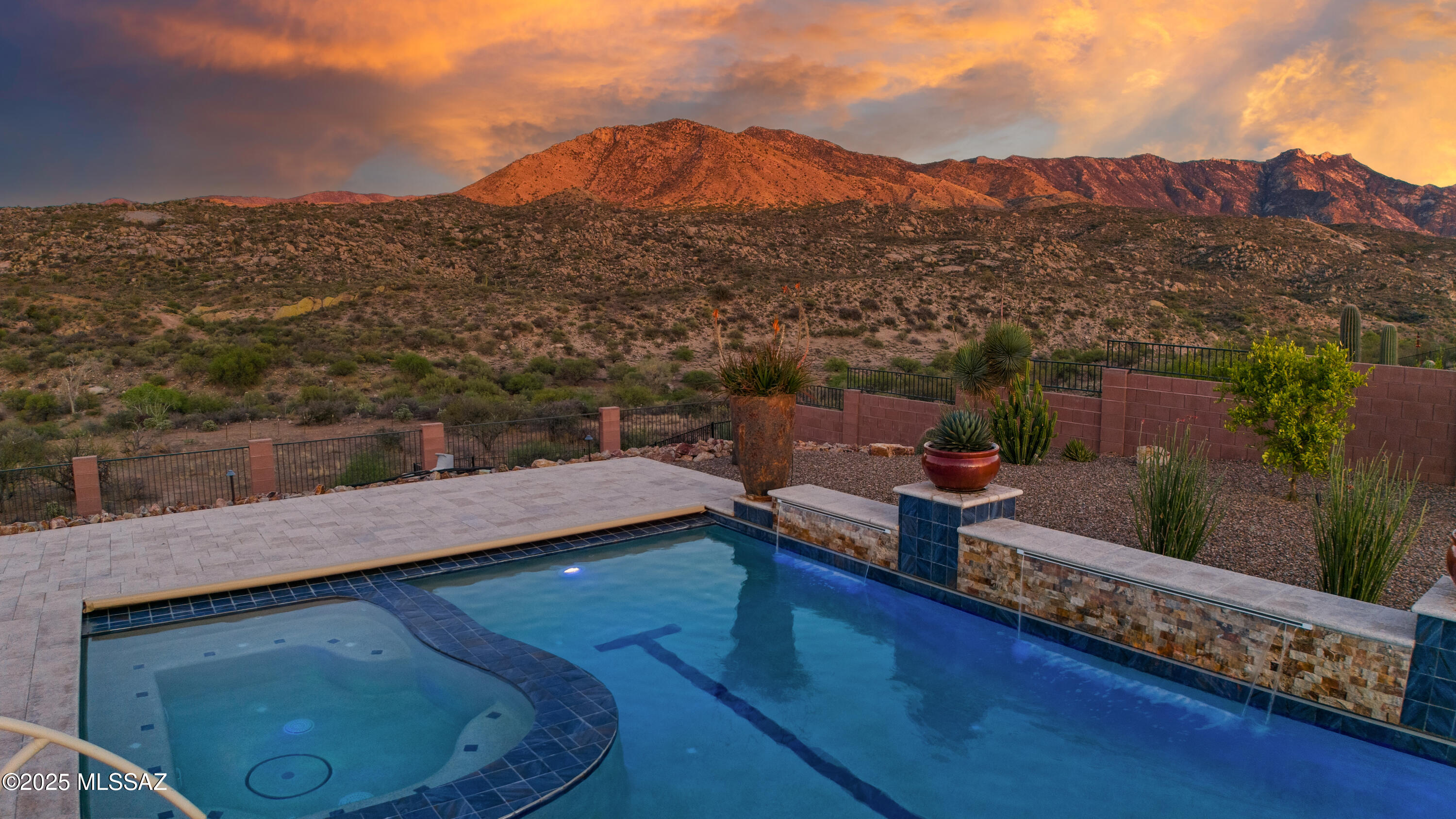 Panoramic, Unobstructed Mountain Views from this Exceptional Home on a $400,000 Premium Lot in The Preserve in SaddleBrooke! The perfect home for the outdoor enthusiast who enjoys hiking, ATVs, & riding dirt bikes on scenic trails right outside the back door!  The Custom-Built, Self-Cleaning Pool  features automatic pool covers, spacious SPA, &  regulation lap lanes for great exercise or for relaxing evenings under the stars. The interior boasts high-end custom finishes: Island Kitchen w/Butler Pantry, Wolf & Sub-Zero Appliances, & attached Casita w/Private entrance to Courtyard. With the Pool  & Premium Lot included, it has over 1 million $ in Upgrades! For peaceful retreats or epic events, this home has it all.  Come see one of the best locations in the Preserve!