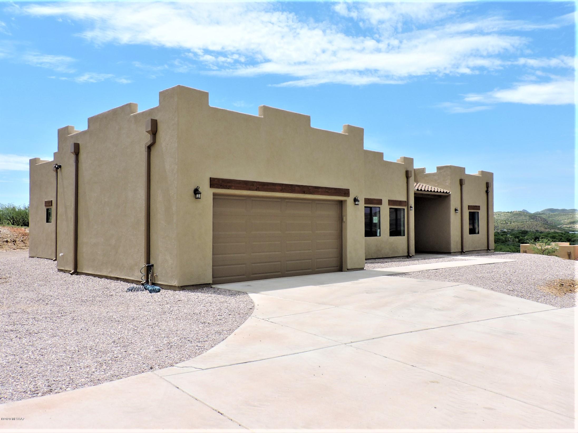 House was originally built in 2007 but not finished until now.  New interior components include cabinets, appliances, (including refrigerator), plumbing fixtures, hot water heater, lighting, ceiling fans, flooring, HVAC system, granite countertops, sinks, toilets, remodeled tiled walk-in shower & fireplace. Exterior includes new paint, lighting, roofs, & downspouts. It is a split bedroom plan with lots of storage space, large laundry room, extra-large room which could be office, formal dining room or den.   Plenty of room on the 1.23 view acre parcel for extra garage, workshop, RV/boat storage or casita.  Fantastic views of San Cayetano and short distance to the freeway.  This is essentially a brand new house.