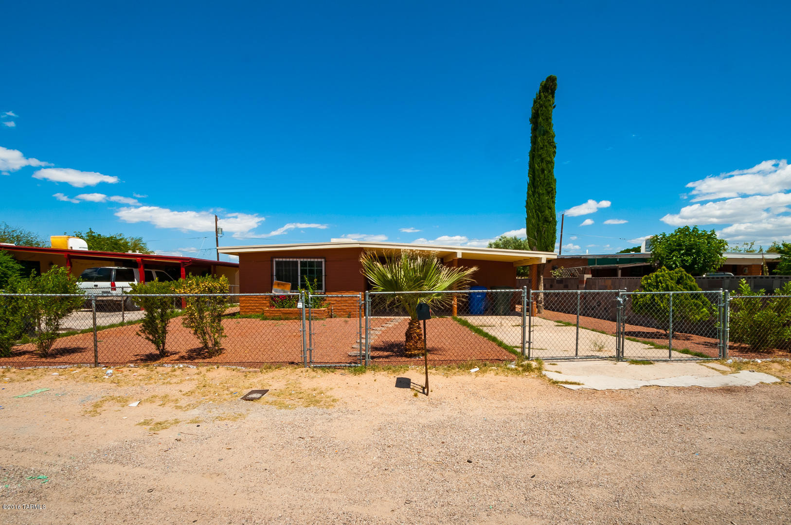 This home has 4 bedrooms and 2 baths with tones of great possibilities! Covered front porch and covered back patio. Mexican tile throughout. Spacious kitchen and living room. You must see it!!!
