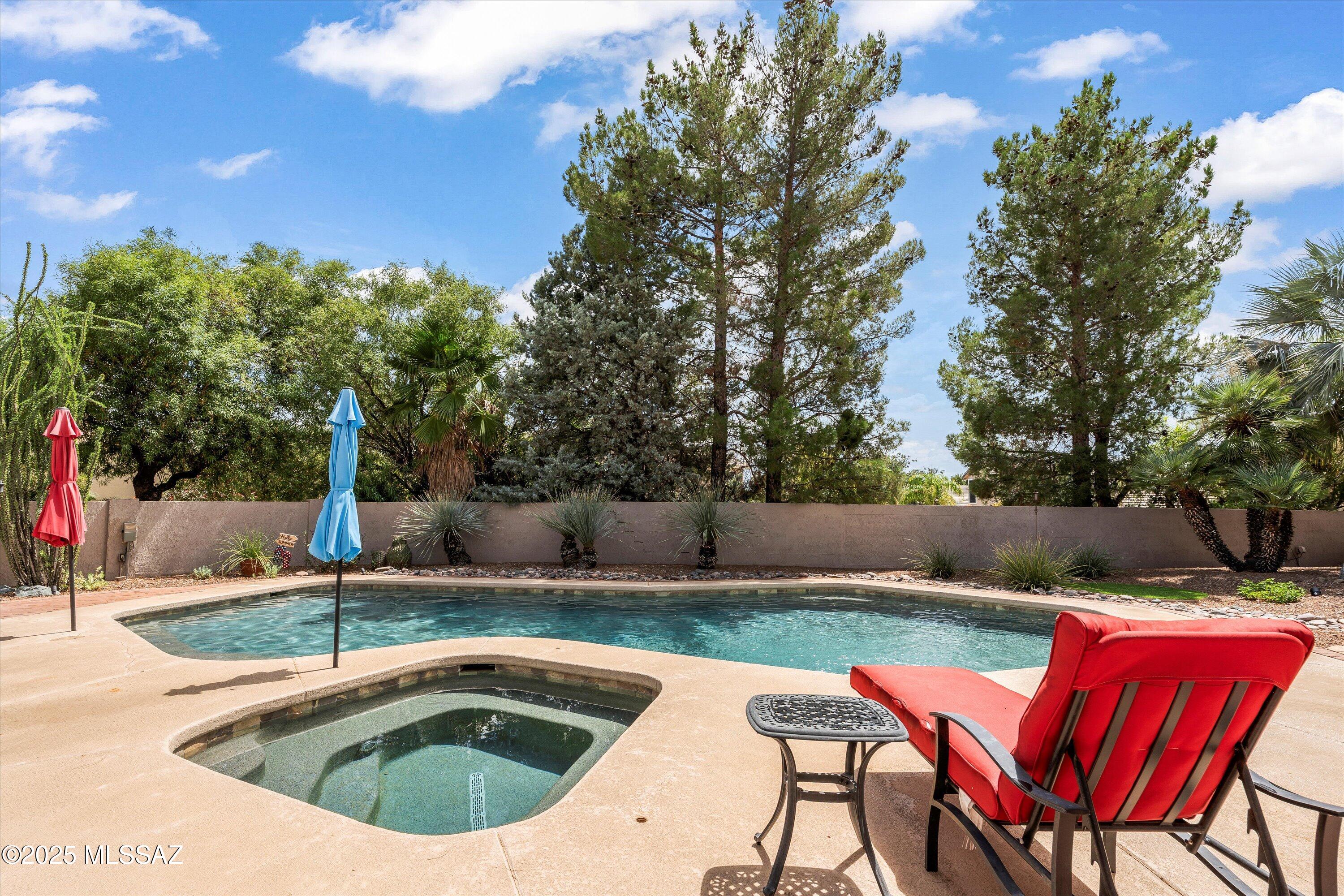 AMAZING resort-style backyard and plenty of room for everyone! Located on .34 acre premium lot at the end of a cul-de-sac in Canada Hills. 5 bed/3 bath. Step through the gated courtyard and into a bright open floor plan featuring a one bed and bath on main level plus an upstairs loft with sliding doors to a spacious deck overlooking the pool. Granite countertops in kitchen and bathrooms. Double wall ovens and gas cooktop. Plantation shutters enhance the home throughout. Step outside into the backyard to discover a true entertainers paradise with a huge extended patio with an outdoor kitchen, putting green, sport court, and fireplace. Professional landscape lighting and huge heated pool and spa. New Roof Aug 2025. Spacious 3 CAR tandem garage!! Schedule Showing Today!