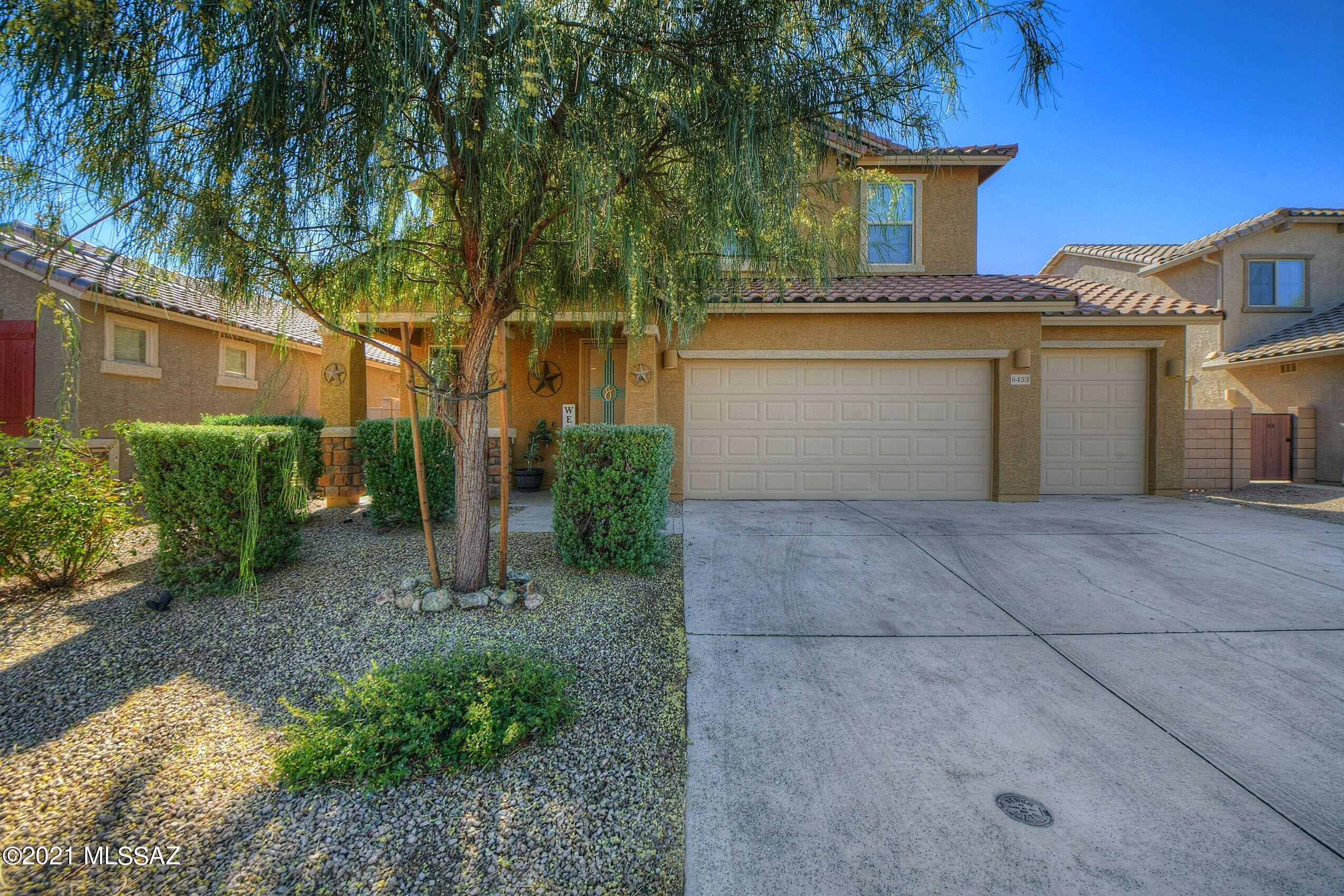 Sellers will entertain or counter offers between $385,000 and $400,000. Need room for the WHOLE family? Extended Family? Look no further! Located in the desirable neighborhood of Star Valley, take a look inside this gracious and inviting Lennar built home. You will find generous living spaces with its large formal living and dining room, large open great room off the kitchen and oversized loft upstairs. You'll love celebrating holidays and entertaining guests in this 2903 square foot home. Wood look tile downstairs and all wet areas upstairs for easy care. A full bedroom downstairs is perfect for a home office, studio, or accommodating overnight guests or even generational living, it has a full bathroom with shower and tub right next door. If you love to cook and entertain the open stylish kitchen with island/breakfast bar has it all. Stainless appliances including gas range, stylish white 42 inch cabinets with hardware, topped with gorgeous granite counters and backsplash, plenty of storage and workspace. Overlooking the great room and leading out to the back patio. Upstairs, the Owners Suite is the perfect Sanctuary, En-suite bathroom has an oversized shower with a rain head, additional shower head, bench and well-lit executive height vanity with double sinks. The Owners Suite also hosts a very spacious walk-in closet. Upstairs offers carpet throughout the bedrooms and stairway and two of the three guest bedrooms have walk-in closets. The loft offers space for an office, game & TV room, or even a relaxing lounge area. The open backyard is perfect for hosting an event or barbecuing with your closest friends and family. Covered patio and artificial turf means low maintenance. Three car garage, classic stone work accents on the exterior, landscaped front yard with drip system, large storage under stairs, and garage access by the front door and so much more. So many wonderful features of this neighborhood including parks, shopping/dining, schools, hospital, entertainment, and recreation are all just moments away! Make an appointment to see this property today!