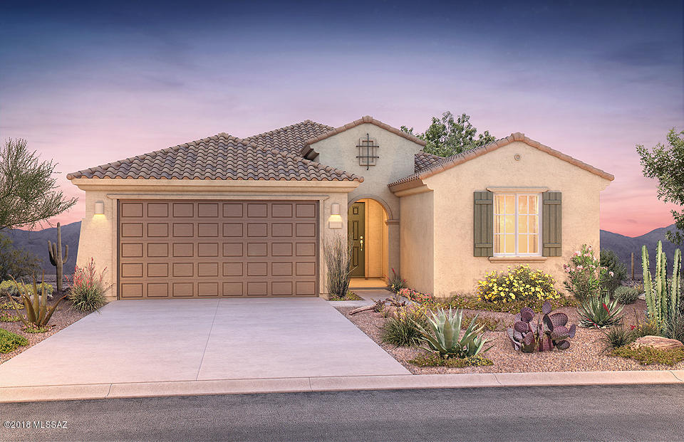 DESIRABLE TANGERINE RIDGE GATED ALL SINGLE-STORY COMMUNITY LOCATED NEAR TWIN PEAKS AND TANGERINE RD. 
OWNER'S BATH FEATURES FRAMED WALK IN SHOWER AND HUGE WALK IN CLOSET. KITCHEN OFFERS CHEF KITCHEN WITH UPGRADED GRANITE COUNTERTOPS WITH MAPLE ESPRESSO CABINETS, DUAL SINKS, STAINLESS STEEL GAS APPLIANCES AND PENDANT LIGHTS OVER THE ISLAND.  
THE FLOORING THROUGHOUT IS 20X20 PORCELAIN TILE IN ALL AREAS EXCEPT BEDROOMS.  OTHER UPGRADES INCLUDE 2 TONE PAINT, TRAY CEILING AT FOYER, ADDITIONAL CEILING FAN PREWIRES, SINK PRE-PLUMB AT LAUNDRY AND MORE.