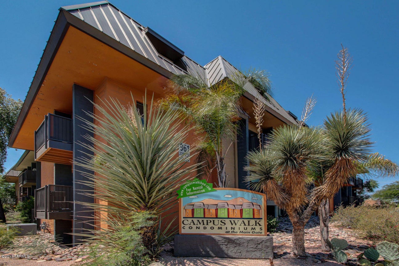 Beautifully remodeled unit just one block from UofA's main entrance, University Avenue shops and restaurants!! This unit overlooks the pool. 2 Bedrooms, 2 1/2 Bathrooms.Fully furnished. Washer and Dryer INSIDE unit!Fully remodeled kitchen, granite counters, full size pantry. Large dining area open from kitchen. Spacious living room. 1/2 bath on first floor is convenient for guests. Both bedrooms have their own private bathroom. Gated community. Rent includes: basic cable, water & garbage. No smoking. No pets. 
Unit can be rented per bed up to four at $450 per bed or $750 per room for two tenants.