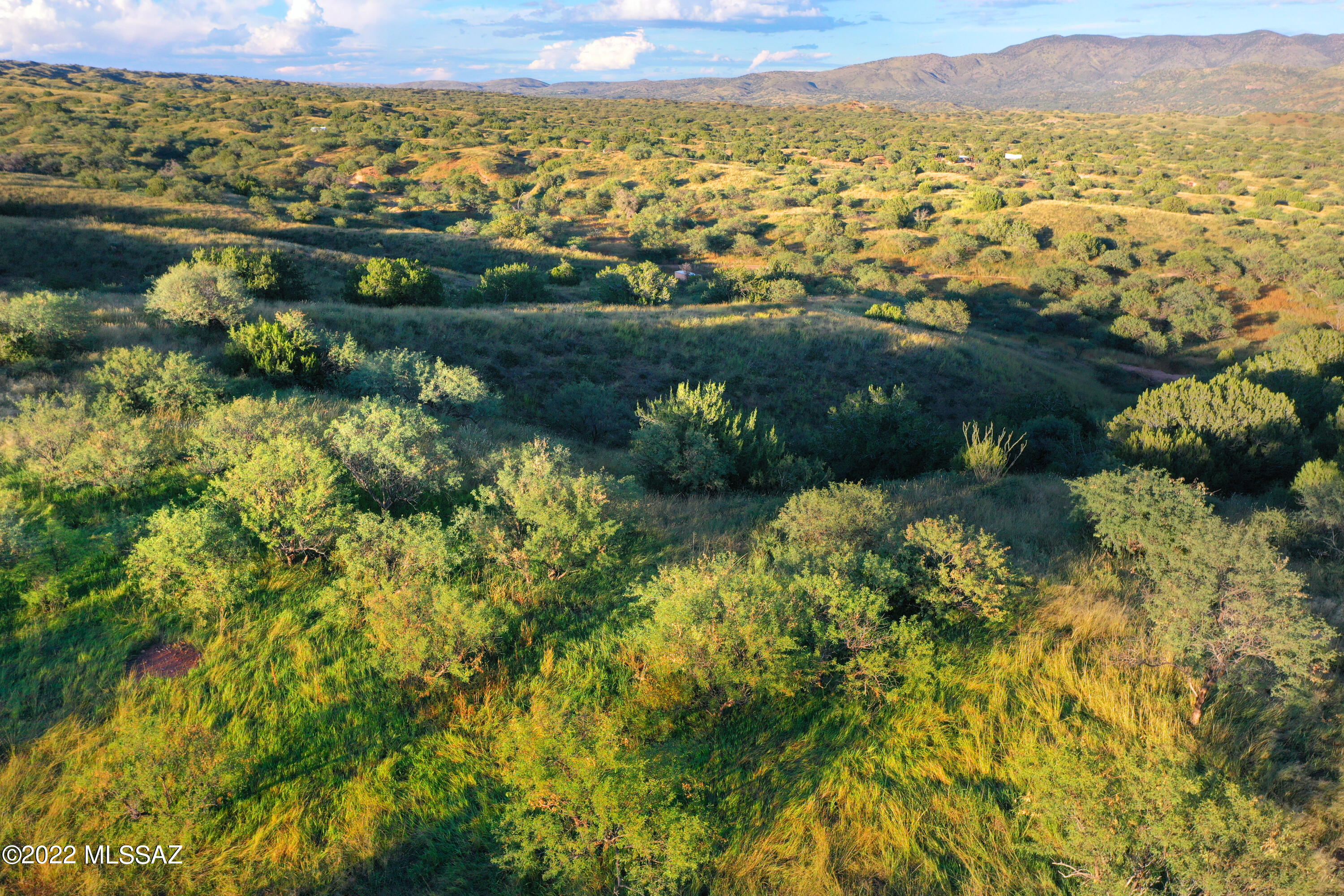 LOT 3 (SCC #110-57-004A), a particularly stunning Parcel with breathtaking 360 views of surrounding mountain ranges & a rich habitat & wildlife population. The setting is very private yet conveniently near historic Patagonia village. #110-57-004 has been divided into (2) 18.05ac parcels (A&B).  Recent survey has been completed.  There is a Well Share Agreement & Road Maintenance Agreement between Parcels A&B.
