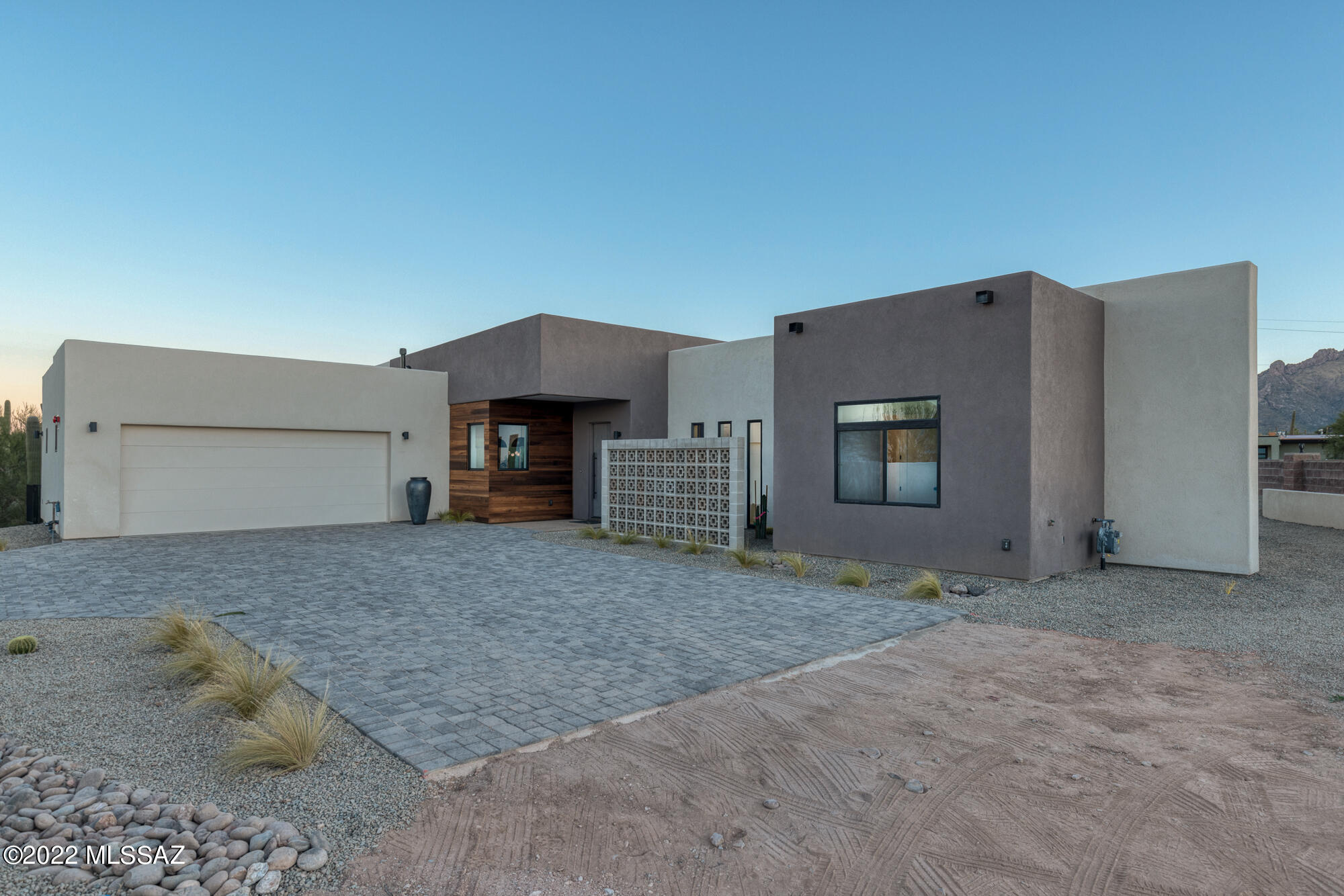 Range Priced between $999,000 - $1,045,000.

Contemporary new construction, move-in ready, located in the Catalina Foothills. Enjoy panoramic mountain views from this innovative modern residence.  

The effortless flow between spaces include: a seamless open floor plan, spectacular kitchen, three bedrooms with ensuite bathrooms and walk in closets, an office/fourth bedroom, and a north facing patio with unobstructed mountain views.

Design and functionality describe this spectacular kitchen with custom Alder cabinets, stainless steel appliances, an oversized waterfall island with superior Calacaia Capella quartz.

If you are looking for a new build with modern finishes and superior quality, set up your appointment today. Distinctive features list and floor plan available under documents tab or upon request.

Designed by award winning binational firm TAC Architects, and built by C Construction.

Note property is not the first home off of Rudasill, follow directionals through driveway to the second home to the north. No HOA. Estimated completion is scheduled for October/November 2022. "