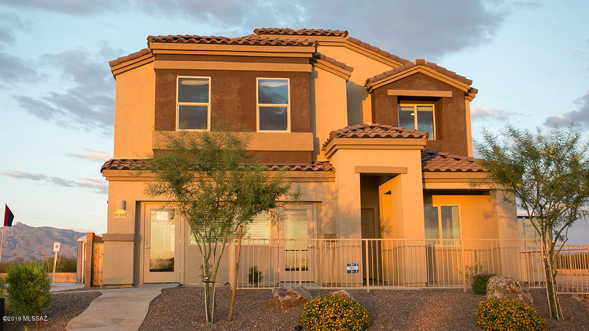 Come by to see this plan at Sycamore Vista! Our 2-story Bronco plan boasts 2,587 square feet with 4 beds, 2.5 baths, and a 3 car garage. This home comes with a stainless steel range with microwave and dishwasher, granite countertops in kitchen and cultured marble in bathroom, 16 by 16 staggered tile, birch staggered cabinets, DuPure® Ultra Filter Single Stage®, LED disc lights and much more! Home on a great lot with elbow room from your neighbors. Backs up to open drainage area. Come see us today! Photos are of a Bronco spec home. Interior packages, exterior elevation and color may vary. Home is under construction. Please call site agent for update on construction status.