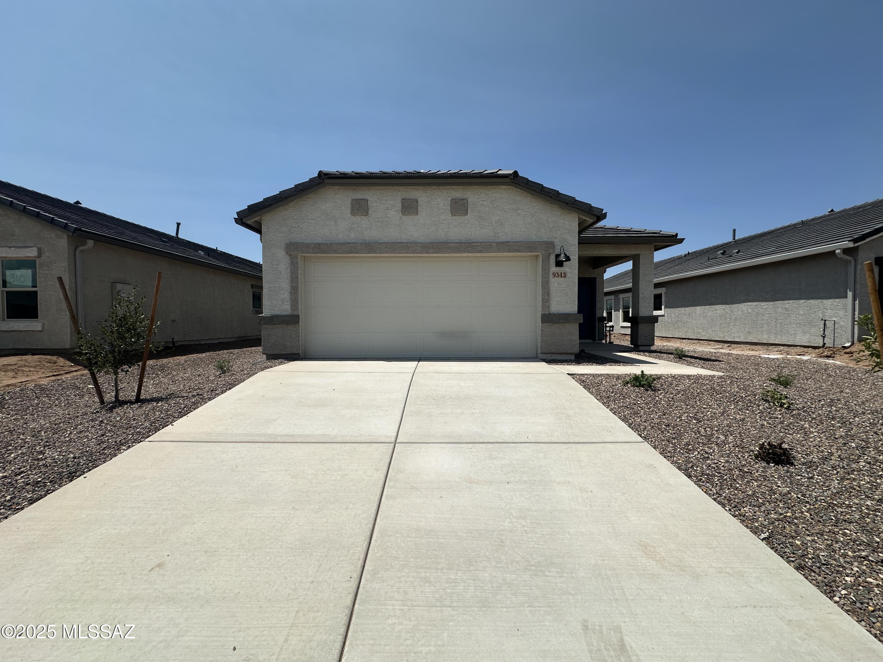 This BEAUTIFUL DR Horton home is available to rent and was built in 2024! Three bedroom, two bathrooms, everything in this home is new. Granite countertops, white cabinets throughout and all appliances included! Master bedrooms has a walk-in shower while hall bath has a tub shower combo. Located in the Saguaro Bloom neighborhood, you will have access to the community pool, fitness center, events and more! Conveniently located near I-10 and stores for local shopping. Make this your new home TODAY!