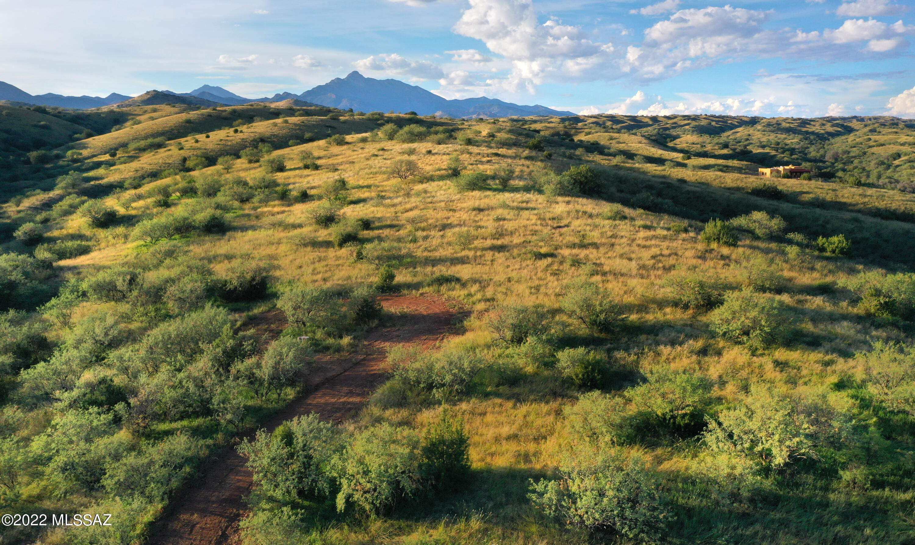 LOT 3 (SCC #110-57-004B), a particularly stunning Parcel with breathtaking 360 views of surrounding mountain ranges & a rich habitat & wildlife population. The setting is very private yet conveniently near historic Patagonia village. There is a Well Share Agreement