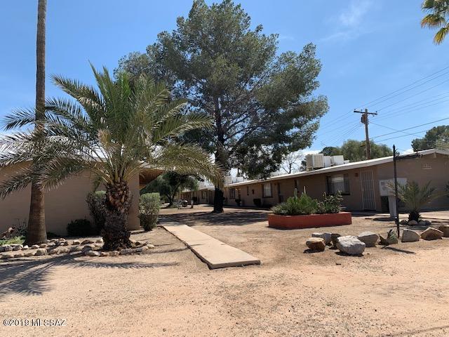 12 Unit Complex with huge Potential!! Located in Desirable area close to the New Fox Restaurant Culinary Dropout!! It's made up of 10 - One Bedroom Units and 2 -Two bedroom Units!! One bedroom units approx 695 sq ft. Two bedroom units approx 850 sq ft. Beamed ceilings and lots of charm. Great location, just minutes to U of A.