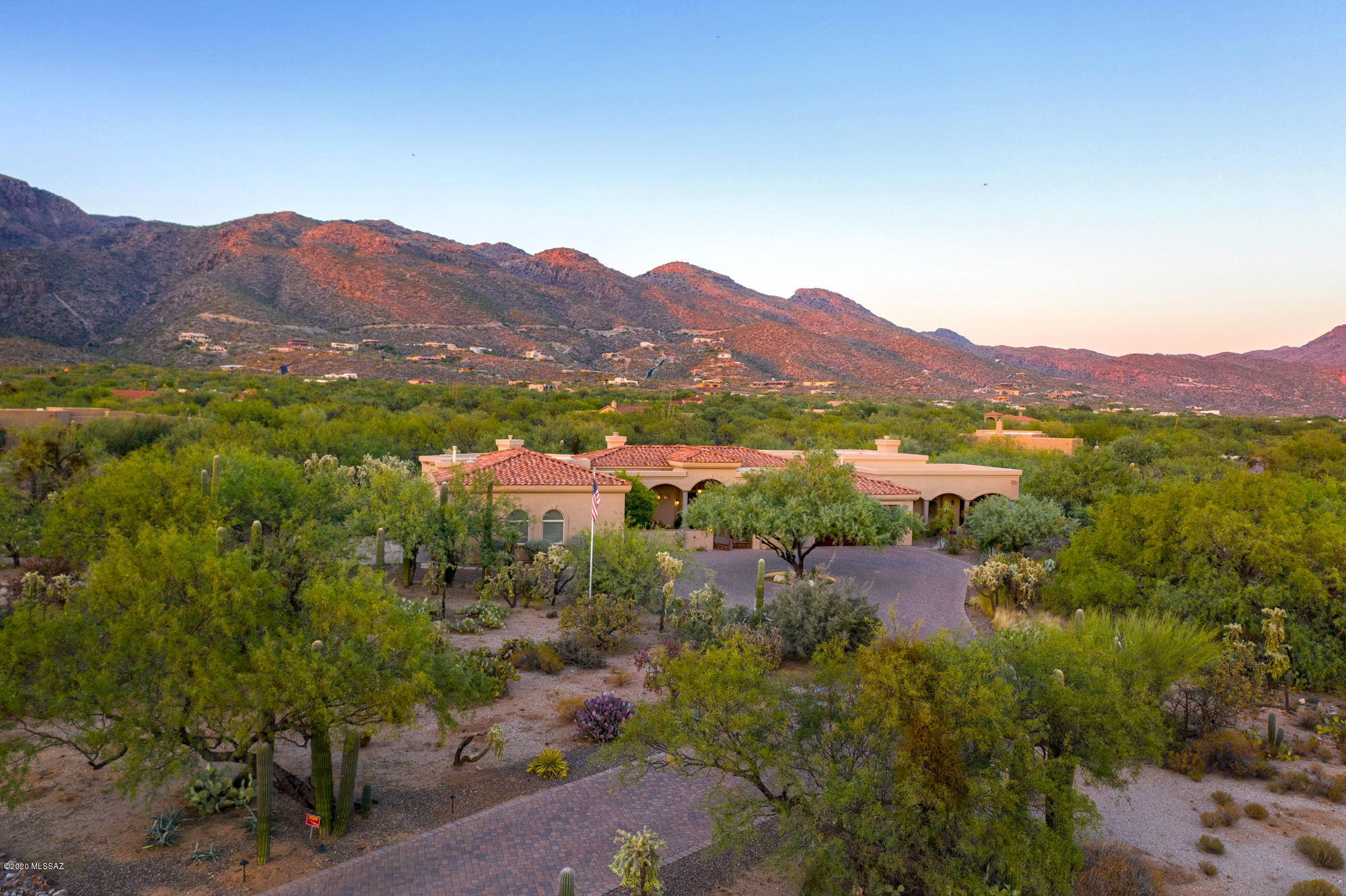 Remarkable & very private home in the gated community of Snyder Creek Canyon! Designed with classic touches throughout & nestled on a 3.31 AC lot, this home is sure to please. One owner custom home highlights; Horse property, Long cobblestone driveway, Lush courtyard, Tall ceilings, Travertine floors, Formal dining, Granite everywhere, RV/Toy garage & a separate 2 car garage, 8ft. doors, Surround sound inside & out, Gourmet kitchen, Game room with wet bar, Custom shutters throughout, Cantera stone accents throughout, Professionally landscaped yards, Long covered back patio & AMAZING mountain views!! Large master suite has cozy fireplace, new carpet and a spa like bathroom w/ Jacuzzi tub, Dual vanities, large walk-in shower and his/hers walk-in closets. This is a must see!