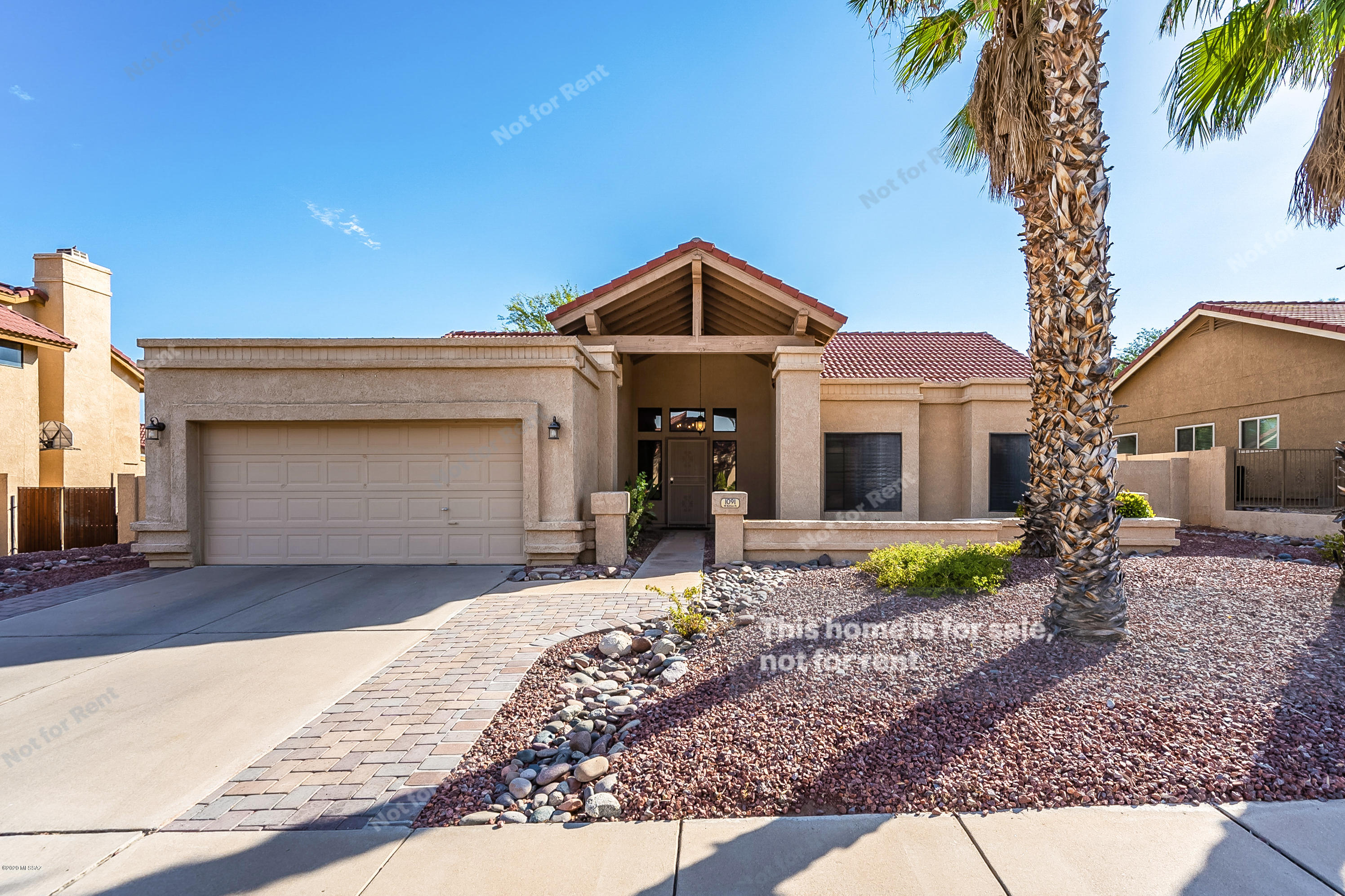 This Tucson one-story home offers stainless steel appliances and a two-car garage. The solar panels are on a 20-year prepaid lease until 2037. This home is vacant and cleaned regularly.
