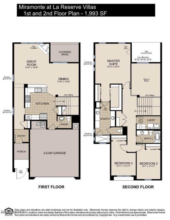 Brand new construction. Gated La Reserve. Ready August 3rd.  3 Bedrooms, 3 Bath, 2 story home in the Beautiful La Reserve Oro Valley neighborhood