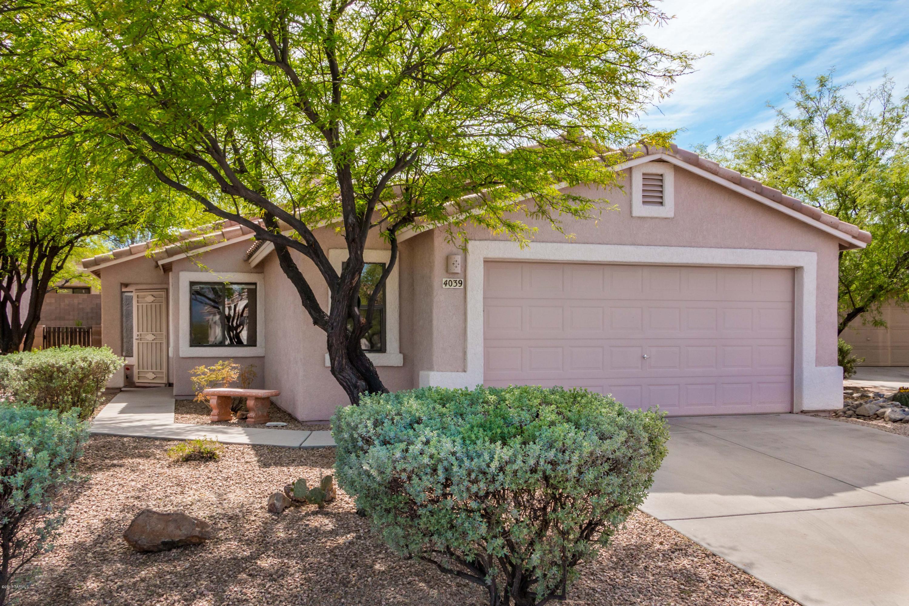 Located in Rancho Agua Dulce within the gated, desirable & lushly vegetated Sweetwater Reserve!  Meticulously maintained, move-in ready, 2 bedroom w/Den on cul-de-sac lot is perfect for retirees/1st time buyers. Enjoy morning coffee/Mtn. Views from front yard. Features: All tile flrs.; den/office open to liv. area & with Mtn. Views; FP in Liv. rm.; u-shape Kit. w/brkfst bar + adj. Dining, reverse osmosis at sink/Refrig. Washer/dryer/Refrig./H2O softener stay; ceiling fans in main rms; Hall Skylight; top down/bottom up window shades; 2 1/2 car garage w/4' ext. Exterior: Lg pool size bkyd w/cov'd patio/patio shade; low care desert lndscp (no water necessary) in bk. +low care in frt. Community Pool nearby! Not to convey: tall cab. & workbench in garage; concrete bench in frt.; metal Coyotye