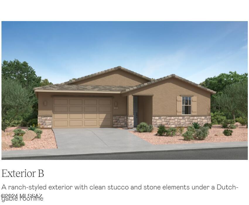 The spacious open-concept design of this single-story home simplifies multitasking among the living and dining spaces, while a back patio offers an ideal retreat for outdoor meals with friends and family. Four bedrooms, including the owner's suite, offer plenty of room for younger family members and guests. This home includes GE® stainless steal appliances, Rinnai Tankless Water Heater, prep for reverse osmosis, Granite Countertops, 2'' faux wood blinds, LED lighting and so much more!