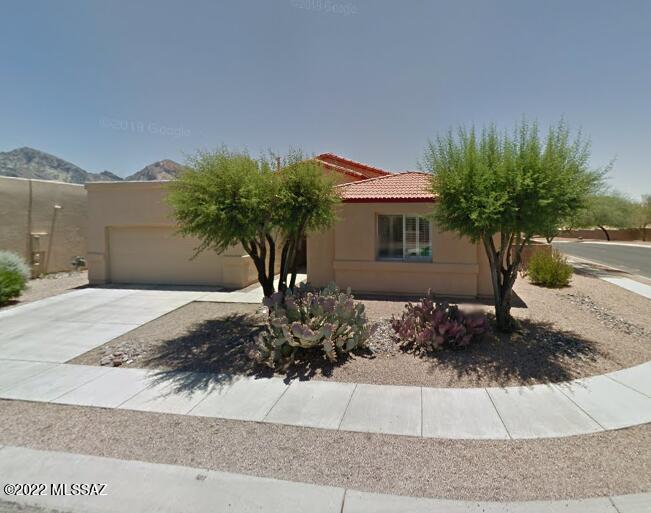 Ideally located in Monterra Hills, this 3 bedroom 2 bath residence features a sparkling pebble tech pool in which you can observe the breathtaking mirrored mountain view of the catalinas. The neighborhood is nice and quiet and the neighbors are all very friendly. Close to parks, shopping and restaurants. The Huckleberry LOOP, bike and walking trail, passes right in front of the neighborhood. The inside has been refurbished with new carpet, new paint, new tile and features plantation shutters all throughout.