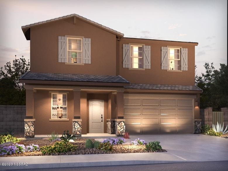 Brand NEW energy-efficient home ready July 2021! Work from home easily in the Rillito plan first-floor den. Espresso cabinets with shaded grey granite countertops, blended stone tile flooring with multi-tone carpet in our Elemental package. Entrada Del Rio amenities will include state-of-the-art fitness center with a variety of classes, three neighborhood pools, lake access, community center, trails and more. Known for their energy-efficient features, our homes help you live a healthier and quieter lifestyle while saving thousands on energy bills.