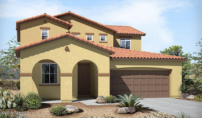 The two-story Stacey makes entertaining a breeze with a formal living room and a large open great room and kitchen. A walk-in closet in each bedroom and a spacious walk-in pantry ensure you'll have plenty of storage space. Options include a gourmet kitchen and extra bedrooms upstairs or on the main floor.
This home’s included features …Maple kitchen cabinetry with 36” upper cabinets, granite countertops in the kitchen, executive height vanities in master bathroom, cultured marble bathroom countertops with 4” backsplash, tile flooring in wet areas. Radiant roof barrier, R-38 ceiling insulation, 9’ main floor ceilings, covered patio with finished stucco columns.