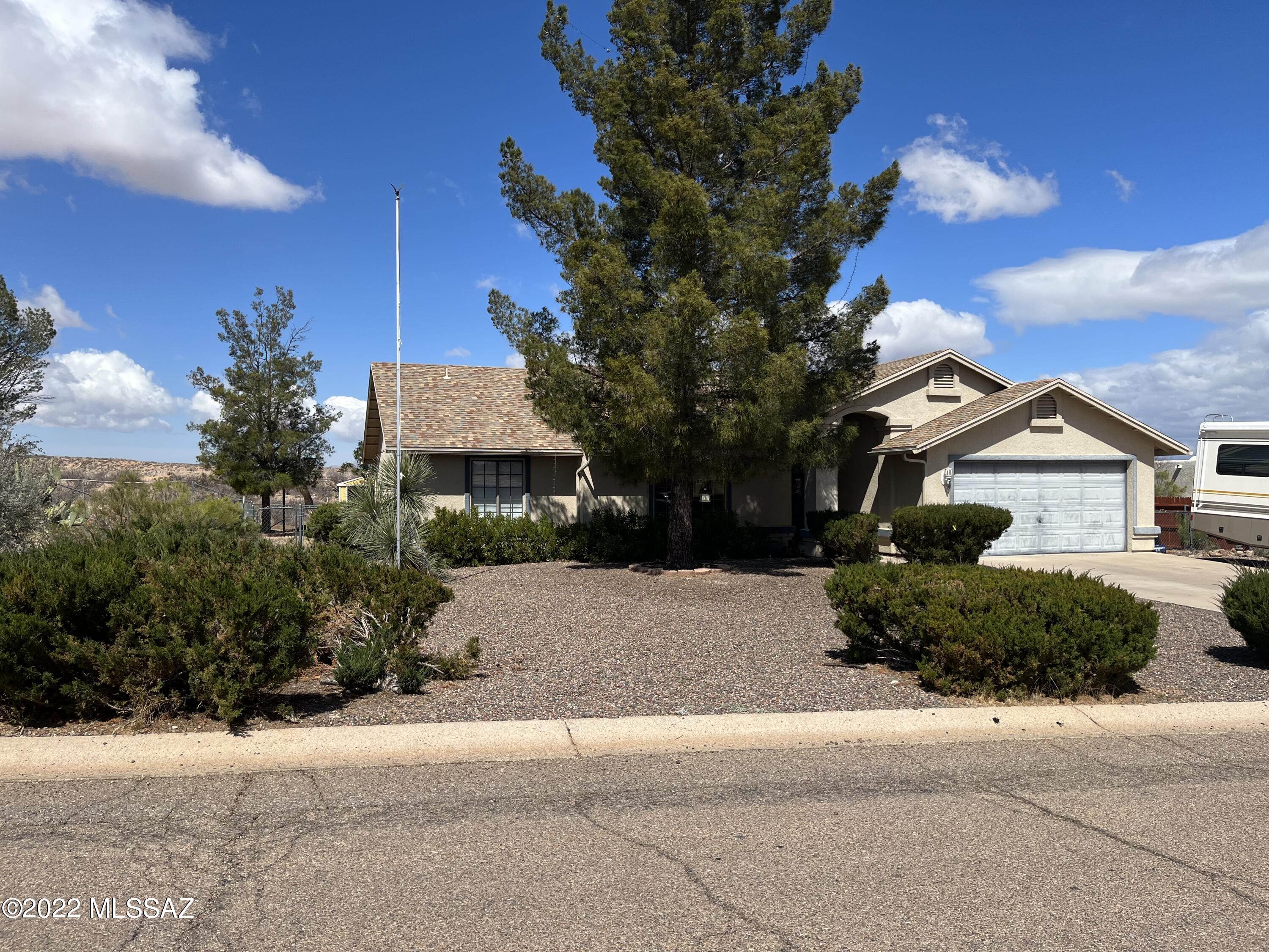 Beautiful home in highly sought after area of Benson. Landscaped front yard, fenced backyard with tool shed. Spectacular views!