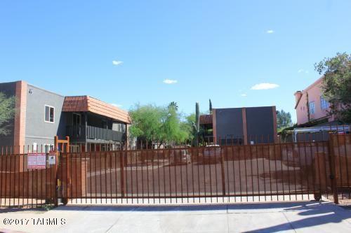 Excellent, unique, opportunity to own a gated, renovated, 12 plex, on a quiet cul-de-sac, sandwiched between two of the most coveted neighborhoods, Sam Hughes and Miramonte. Complex is within a mile from the UofA. Fully rehabbed 1/2016.  Great CAP rate!  New gravel landscaping, new asphalt front and back driveways, new exterior paint, roof recoat/maintained 1/2016, new heat pumps all units, new energy efficient windows, new balcony wood, all units tiled throughout, new counter tops, new appliances, new sinks, new shower tile surround, new vanities, new lighting, new fencing.  Laundry room with 3 commercial washers and 3 commercial dryers and storage room. Automated, remote access, sliding front gate. ALL UNITS SEPARATELY METERED. ALL NUMBERS ARE  ACTUAL. 100% OCCUPIED.