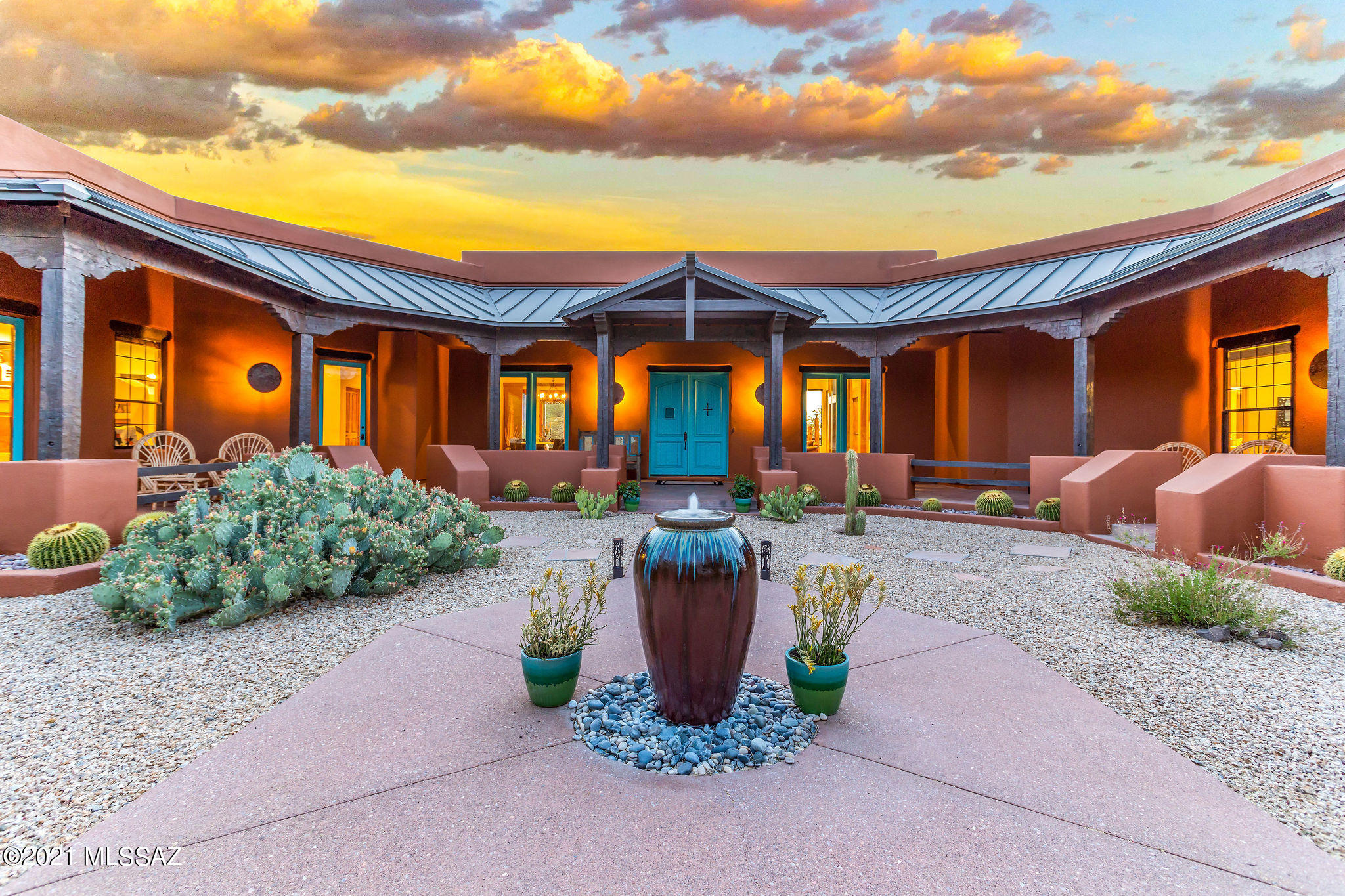 Welcome to rustic elegance. 1168 Morning Star is truly a one of a kind horseman's paradise. With beautifully stained concrete floors, large open floor plan, hand hewn beams above and throughout you can feel the craftsmanship. This magnificent 36 acre ranch offers breathtaking 360 degree views of your desert oasis. With two master suites, two additional bedrooms and a separate kitchenette suite, there is plenty of room for the family, guest or creative spaces. The open floor plan with stained concrete floors, hand hewn beams and ten foot window lines will keep you entertained and comfortable for hours. In the kitchen you will find state of the art appliances surrounded by timeless wood and glass cabinetry. Moving outside you will find a huge covered patio, Beautifully manicured desert backyard, Flagstone sitting area and multiple levels of entertaining space. Venture farther out and you'll find the private hiking paths that lead you out to tranquility and nature at its finest. The horse facilities include a private riding arena and center aisle barn with concrete aisle way, beautiful wood stall fronts with feed doors, solid interior walls, and outdoor runs.