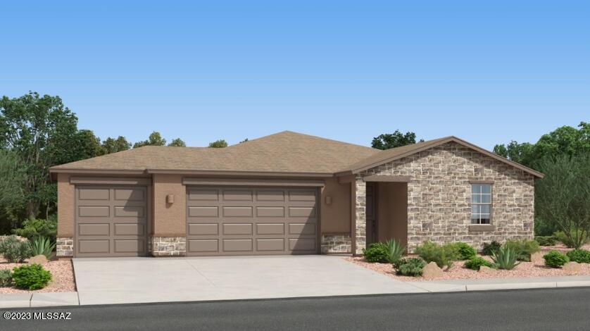 READY IN NOVEMBER! The spacious open-concept design of this single-story home simplifies multitasking among the living and dining spaces, while a back patio offers an ideal retreat for outdoor meals with friends and family. Four bedrooms, including the owner's suite, offer plenty of room for younger family members and guests. Upgrades include Kitchen Cabinets, Granite Countertops, our Luxury Flooring package with tile throughout, leaving carpet in the bedrooms, our Luxury Bathroom Package, and a LED lighting package! Also included in our homes are the Rinnai tankless gas heater, Radiant barrier roof decking, Honeywell Smart Thermostat, 2'' faux-wood blinds, and more!