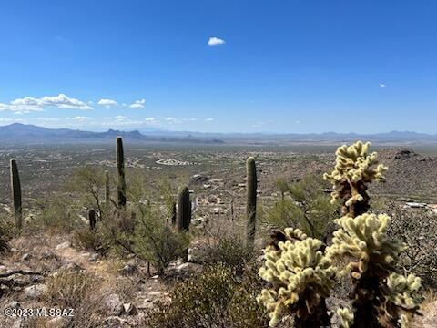Sixty mile views of three mountain ranges, city lights set in the Tortolita Mountain range. Thru the tunnel one will discover the majesty of Saguaro Ranch /MOONLIGHT CANYON. Saguaro Ranch includes 1,200 acres and only 20% of the Sonoran Desert will be disturbed, 80% will remain natural Sonoran Desert in the Tortolita Mountain Range. Feel the privacy, tranquility, and security, yet all the conveniences of Oro Valley/Marana/Tucson have to offer and just minutes away. Championship Golf, 120 miles of cycling, walking trails in and around the greater Tucson area, and adjacent to Tortolita Mountain Park a hiker's dream paradise! Optional Clubhouse Membership would include neighborhood features, optional guest casitas and pools available. OPEN Tuesday - Sunday 12PM-4:30PM; Closed on Monday(s).