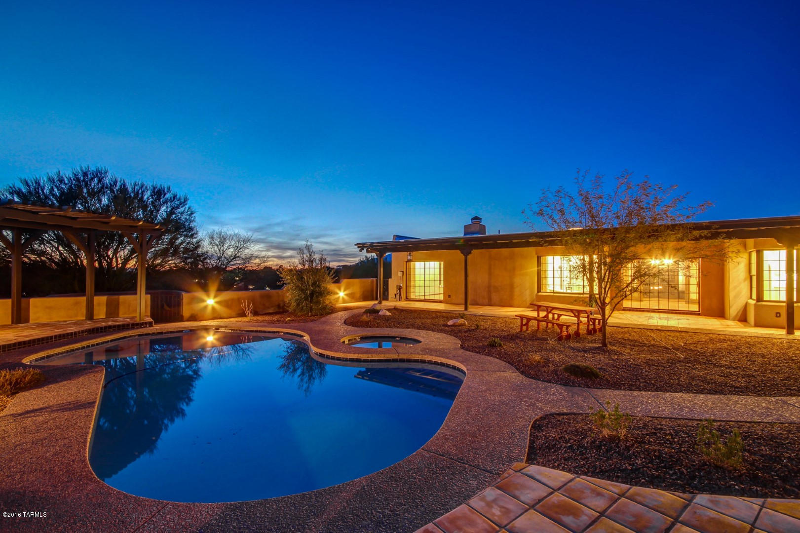 An exceptional property located in prestigious LA Cebadilla Estates! Picture perfect setting on an ideal secluded lot with stunning mountain views and panoramic sunsets. Home has been tastefully designed with superior finishes while maintaining the integrity of the southwestern style. Well-appointed floor plan with a spacious great room, gorgeous kitchen and cozy den. Master retreat is a 10 with a customized en-suite. Your backyard is a desert oasis. entertaining and private. Sparkling pool, bbq and views galore. Evening sunset are simply spectacular. Now priced to sell immediately. Don't miss out on this opportunity.